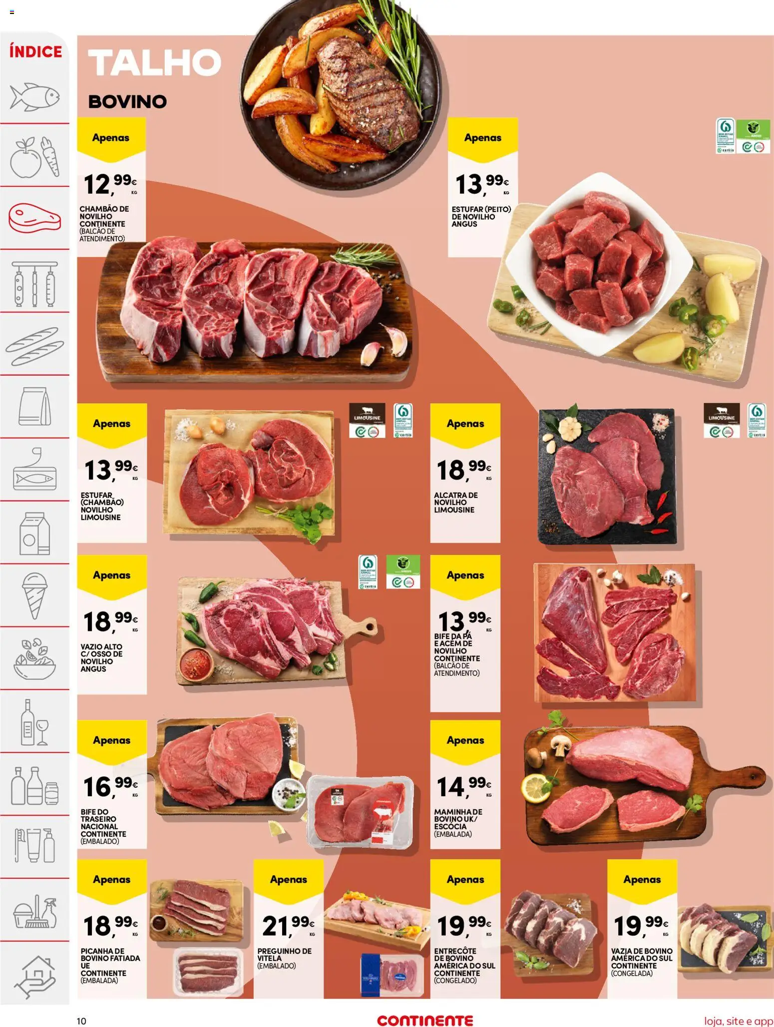 Continente folheto │ válido de 19.05.2026 | Página: 10 | Produtos: Vitela, Pá