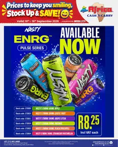 Africa Cash & Carry specials catalogue – valid from 10/09/2026 | Page: 25