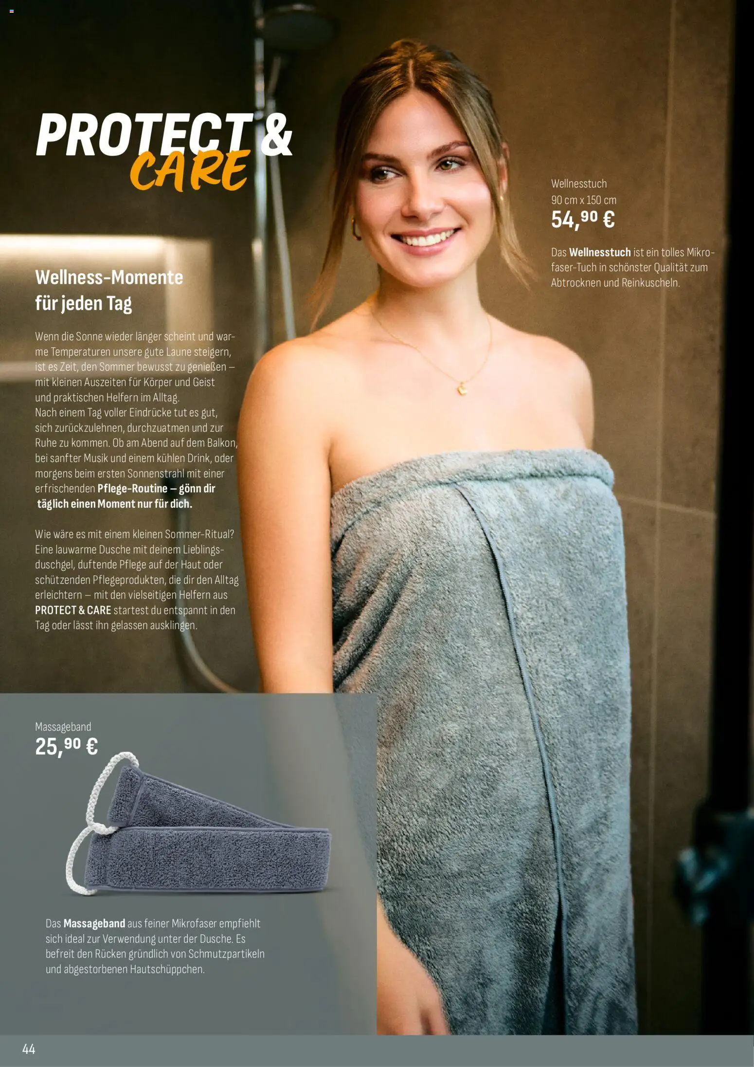 Katalog ProWin New Wellness April / September 2026 – gültig ab 01.04.2026 | Seite: 44 | Produkte: Dusche