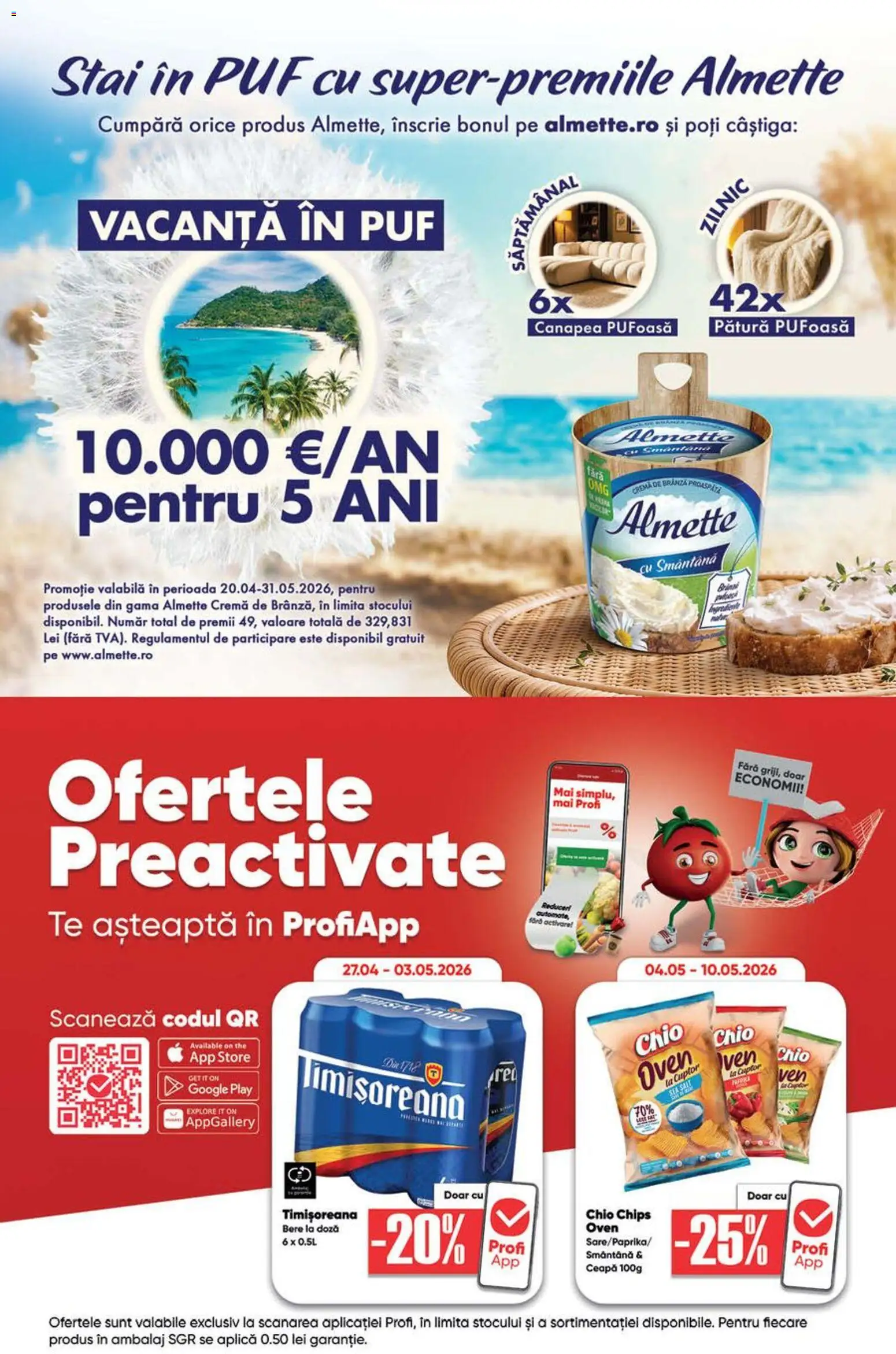 Noul catalog Profi – valabil de la 29.04.2026 | Pagină: 12 | Produse: Cuptor, Pătură, Cremă, Cremă de brânză