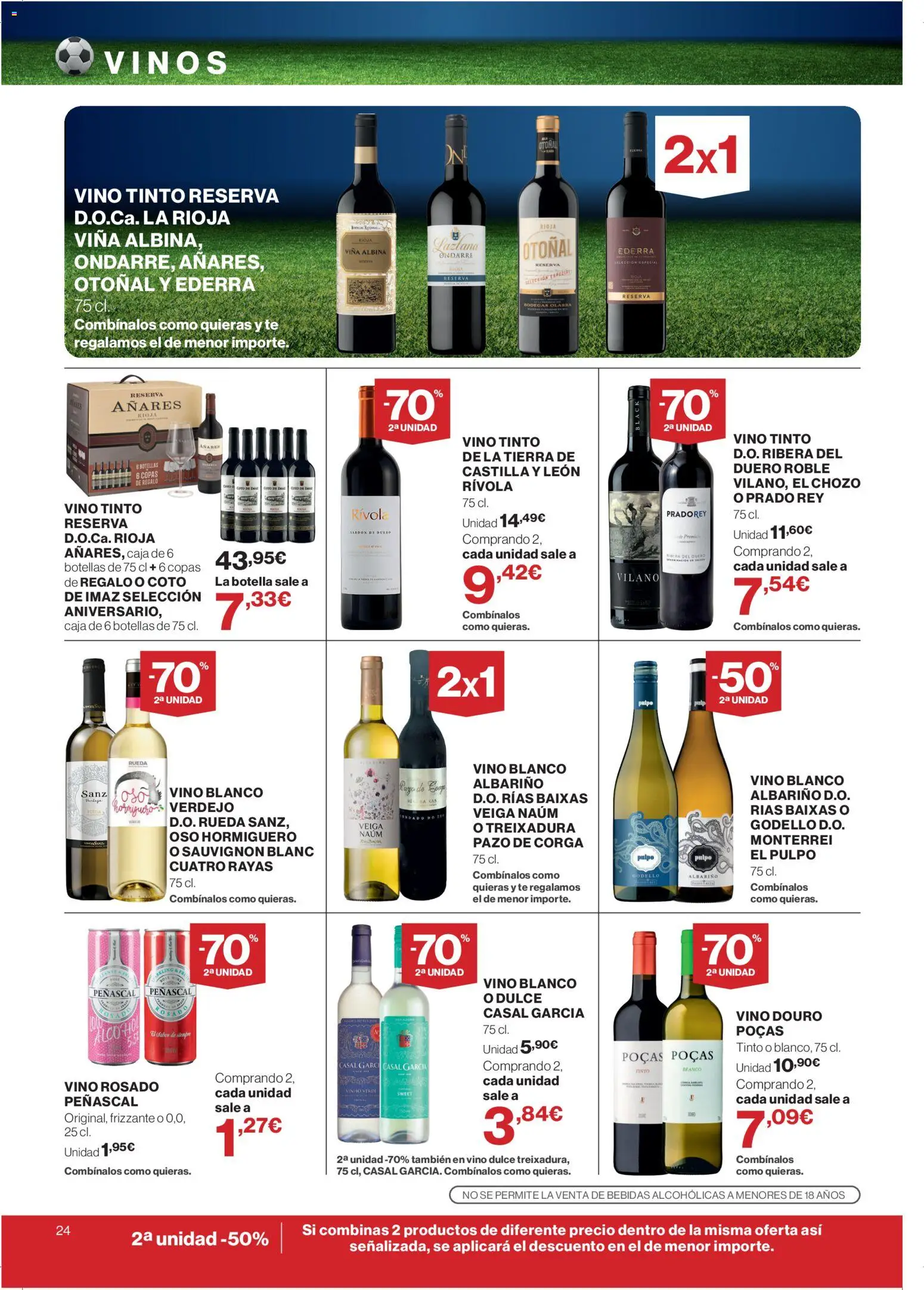 Supercor folleto │ válido desde el 04.06.2026 | Página: 24 | Productos: Vino rosado, Vino, Té, Caja