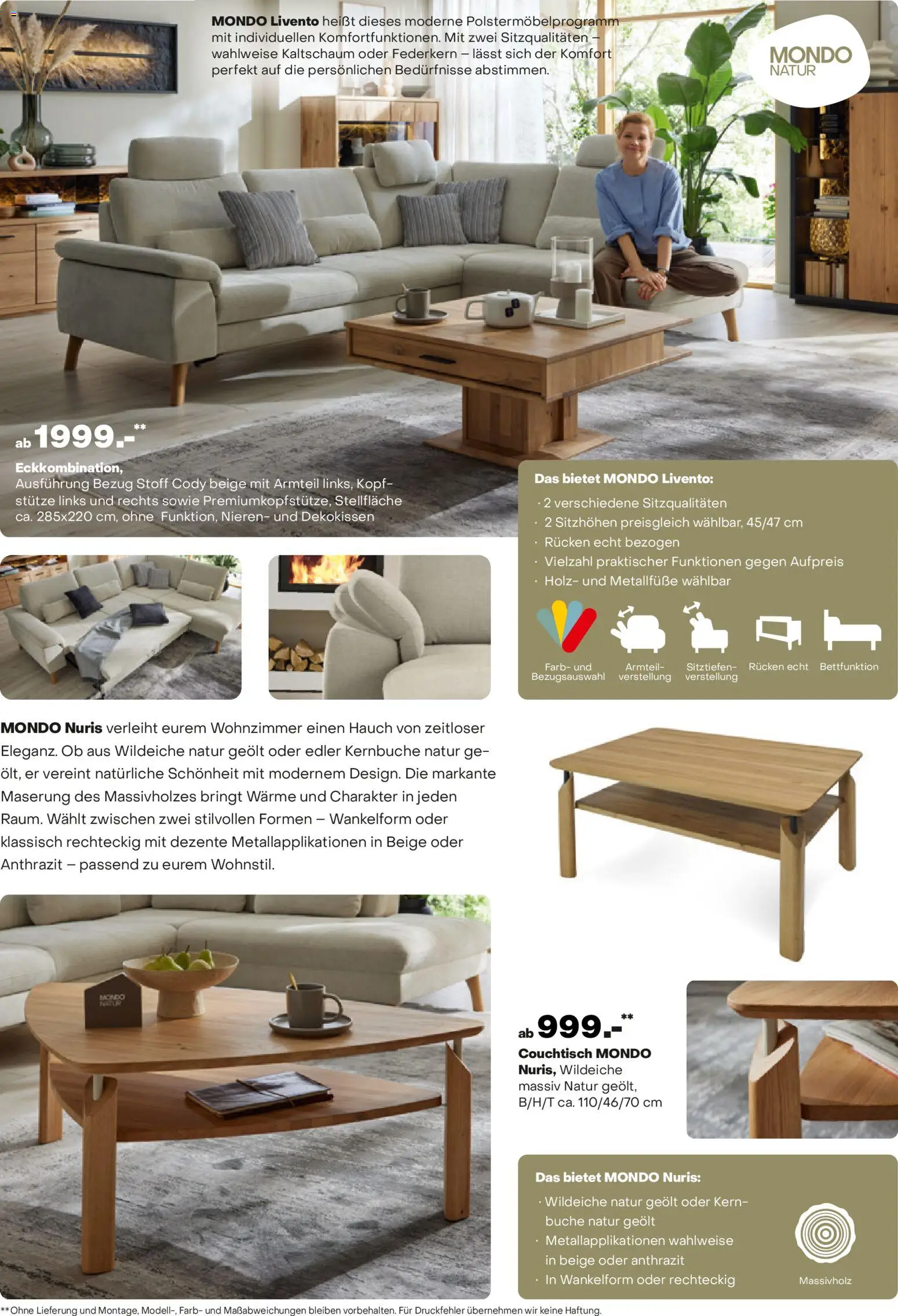 Ostermann Mondo Herbstprospekt 2026 – gültig ab 05.10.2026 | Seite: 11 | Produkte: Couchtisch