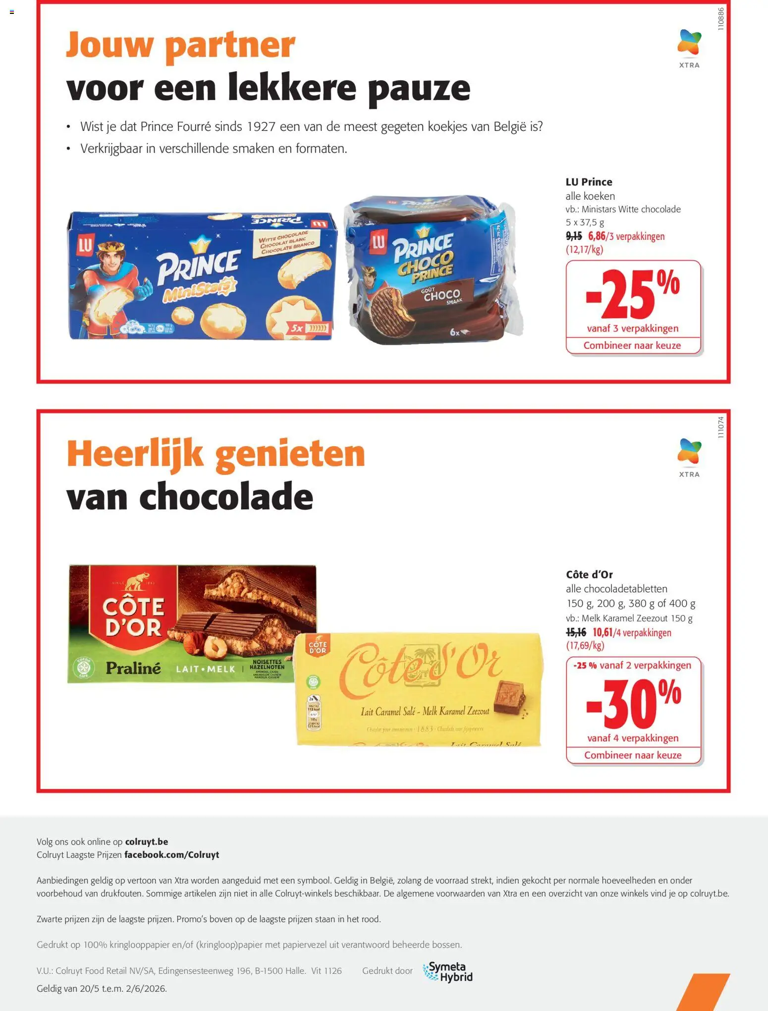 {H1} | Pagina: 22 | Producten: Koekjes, Zeezout, Melk, Chocolade