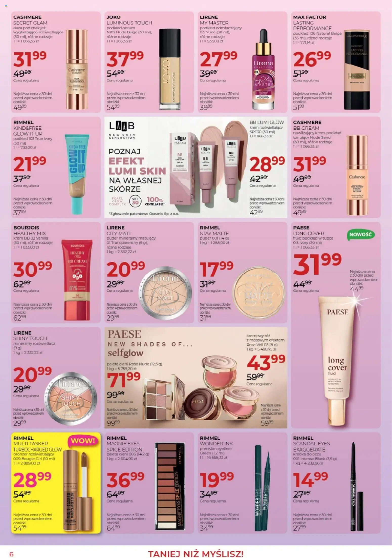 Jawa gazetka od 04.07.2026 | Strona: 6 | Produkty: Róż, Rozświetlacz, Eyeliner, Kredka do oczu
