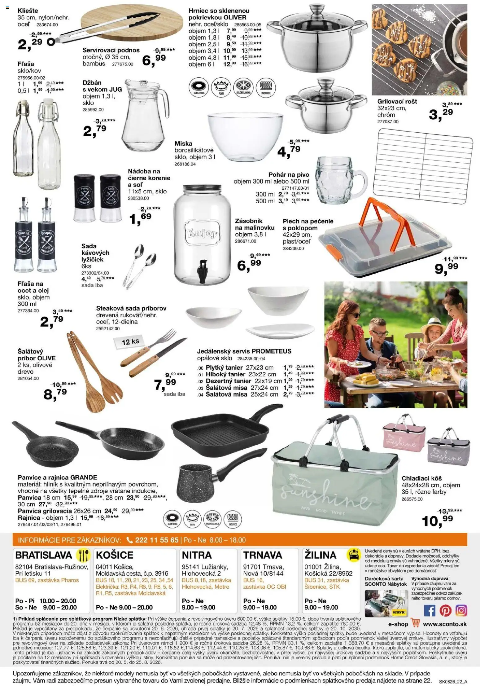 Nové Sconto nábytok akcie – leták je platný od 17.06.2026 | Strana: 22 | Produkty: Nábytok, Olej, Rošt