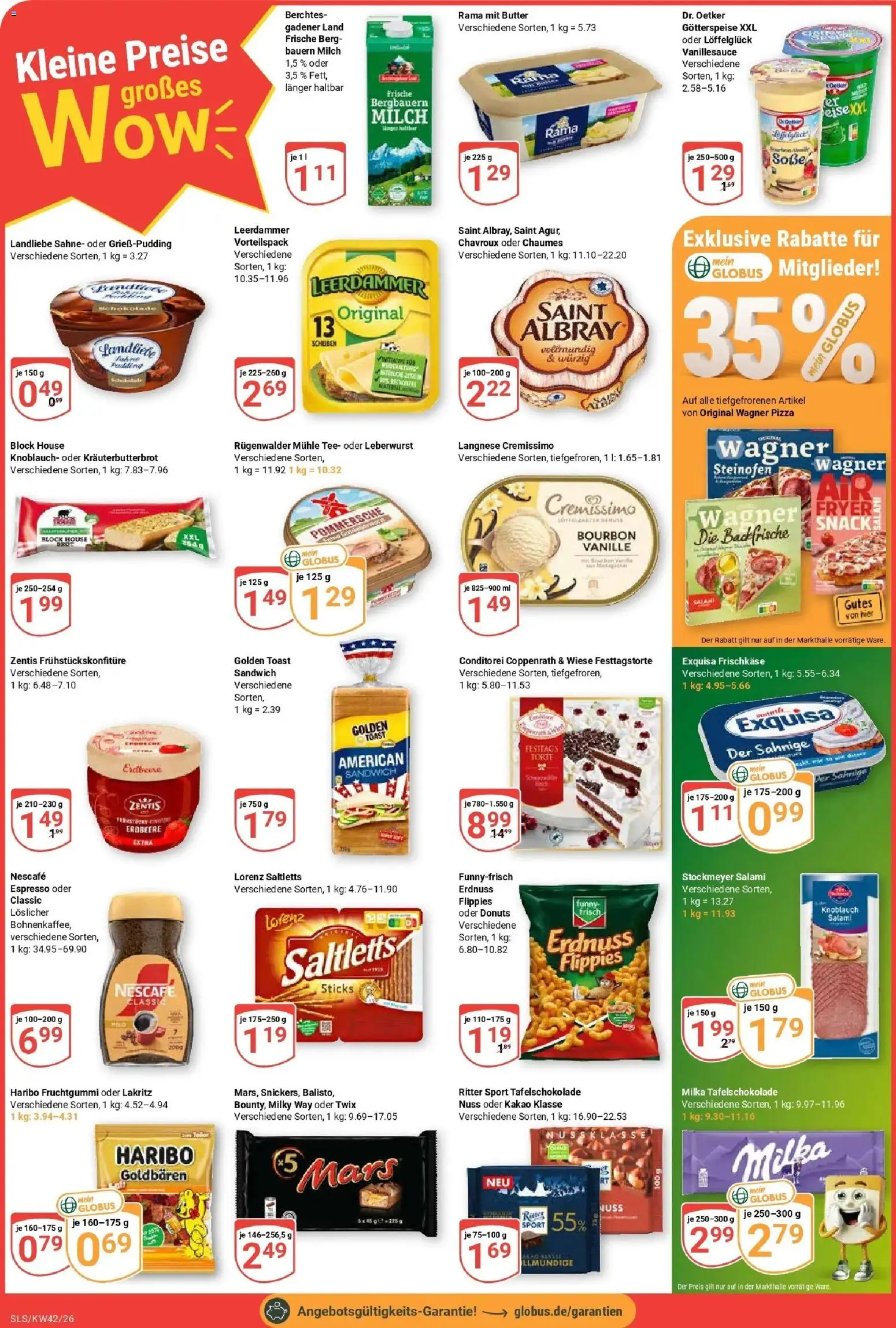 Globus Prospekt Saarlouis (ab 12.10.2026) » Angebote online | Seite: 2 | Produkte: Rama, Milka, Pizza, Tee