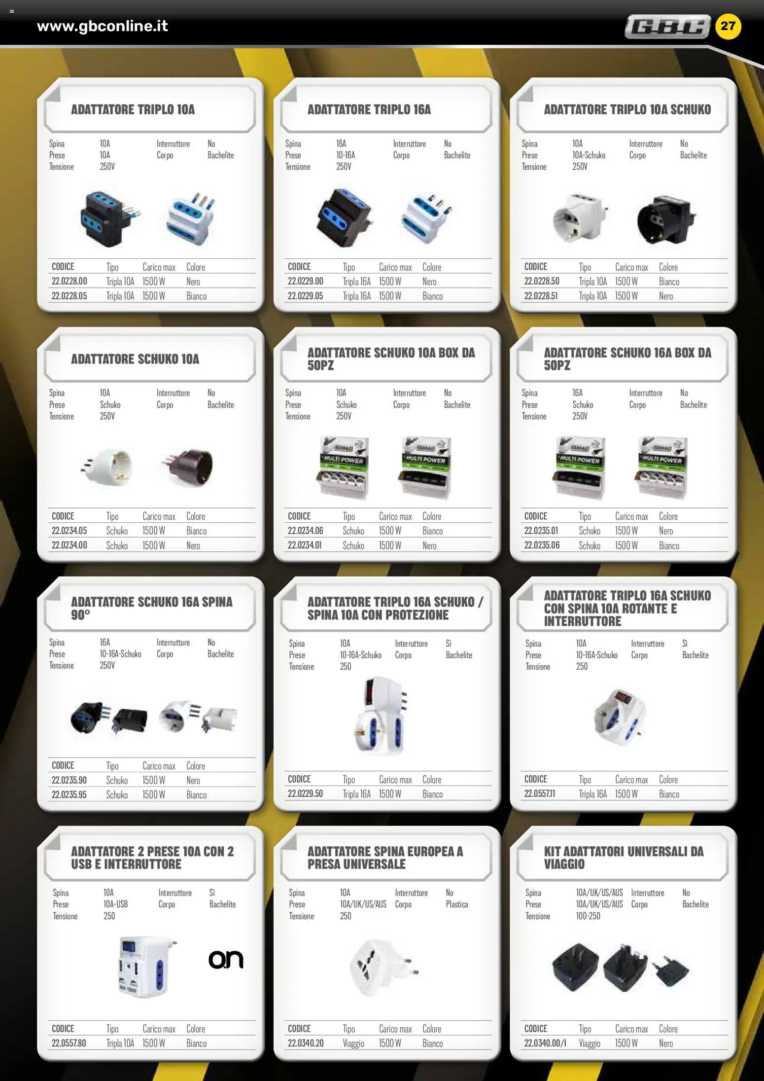 Volantino GBC del 06/02/2026 | Pagina: 27 | Prodotti: Adattatore, USB, Presa