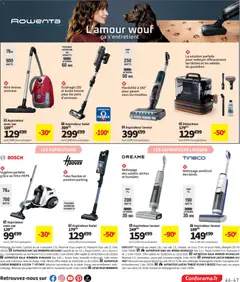 Conforama - Prévisualisation de Conforama catalogue valide à partir de 29/09/2026 | Page: 47 | Produits: Base, Aspirateur sans sac, Réservoir d'eau, Balai