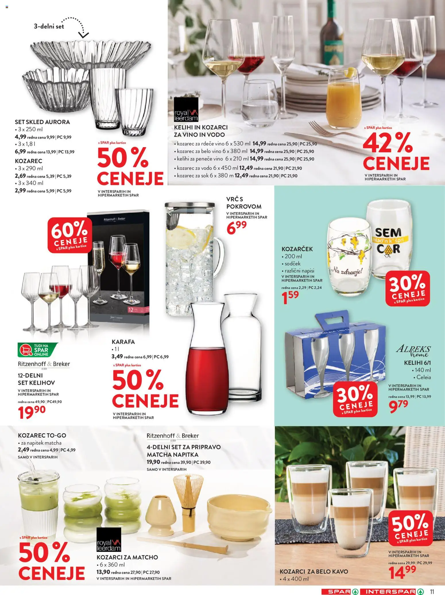 Novi Spar katalog ponudbe – veljaven od 09.09.2026 | Stran: 11 | Izdelki: Kozarec, Belo vino, Sok, Vino