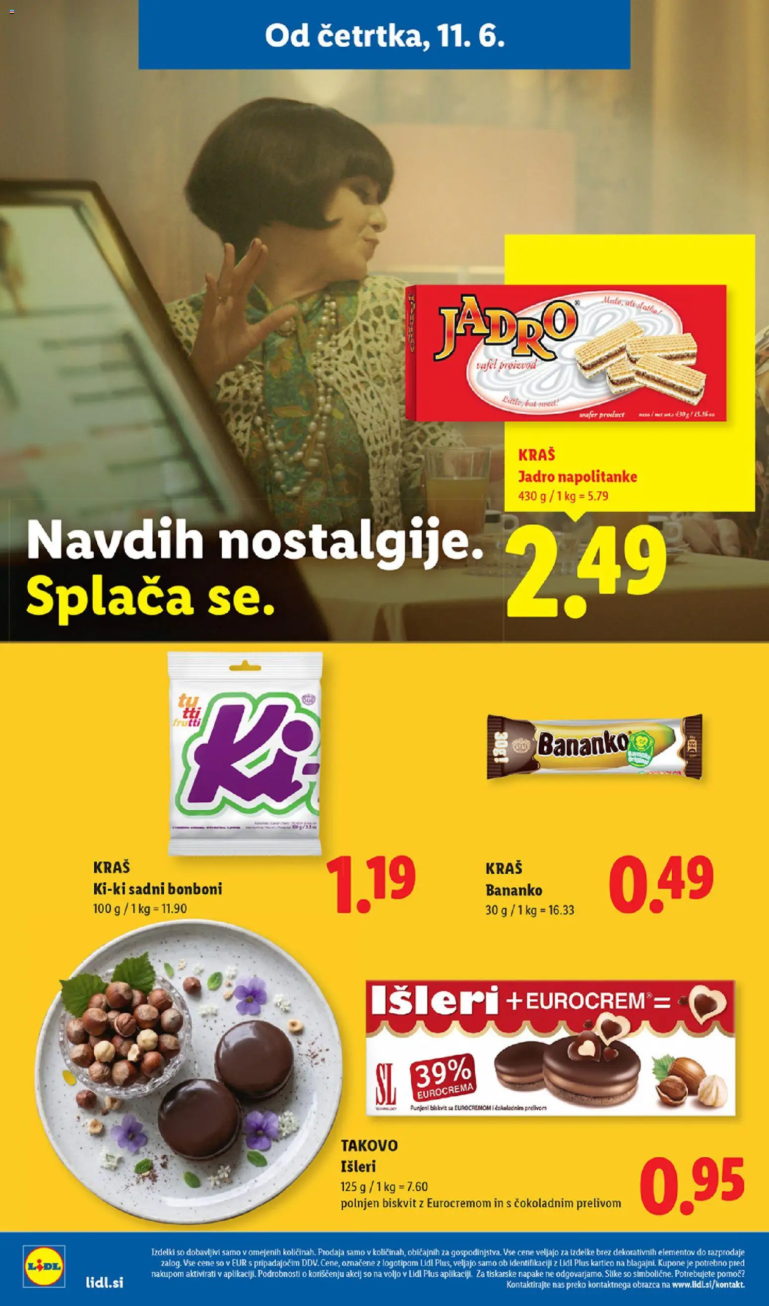 Novi Lidl katalog ponudbe – veljaven od 11.06.2026 | Stran: 22 | Izdelki: Napolitanke, Bonboni