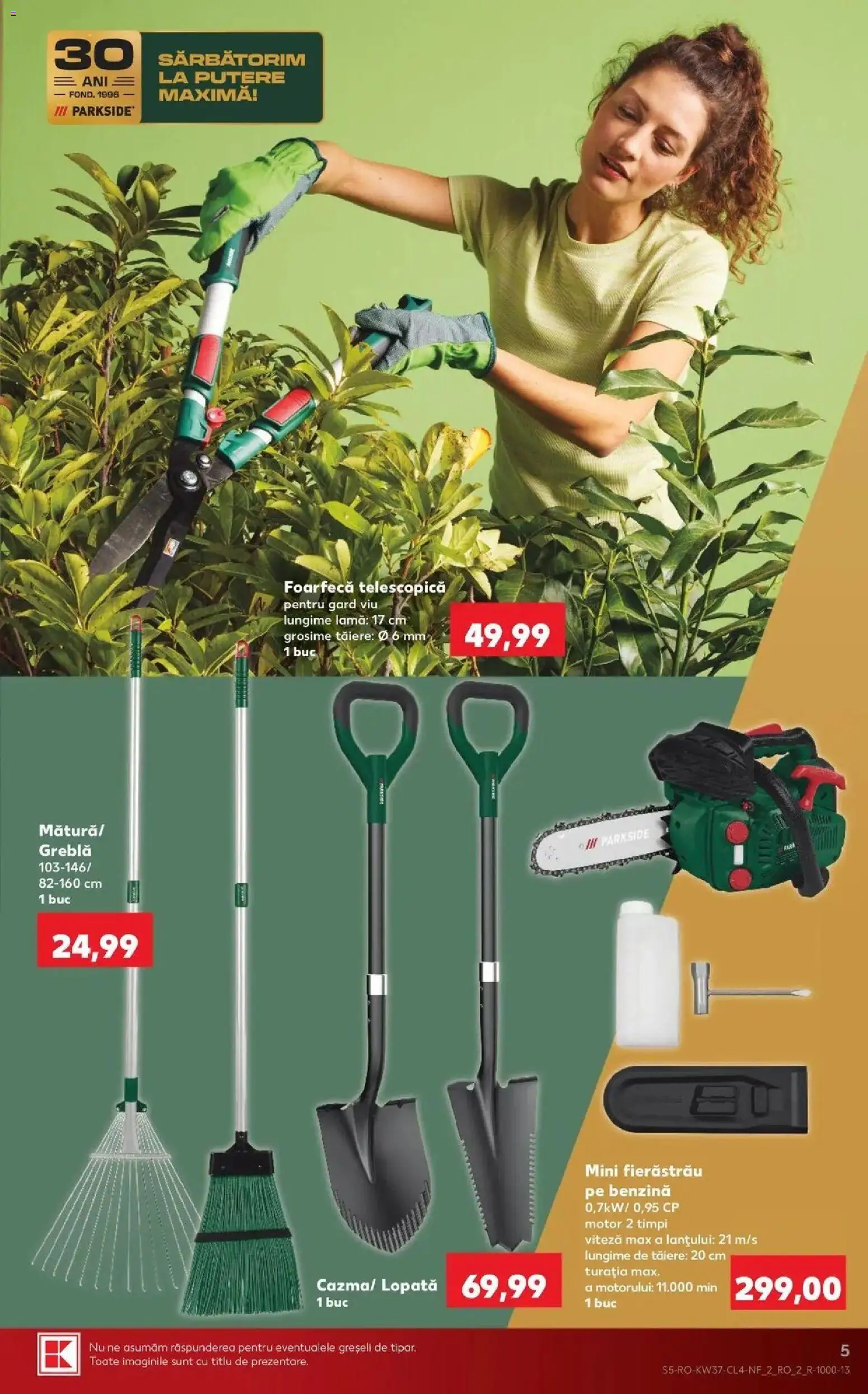 Kaufland Focșani 09.09.2026 - Revista si Oferta | Pagină: 5 | Produse: Parkside