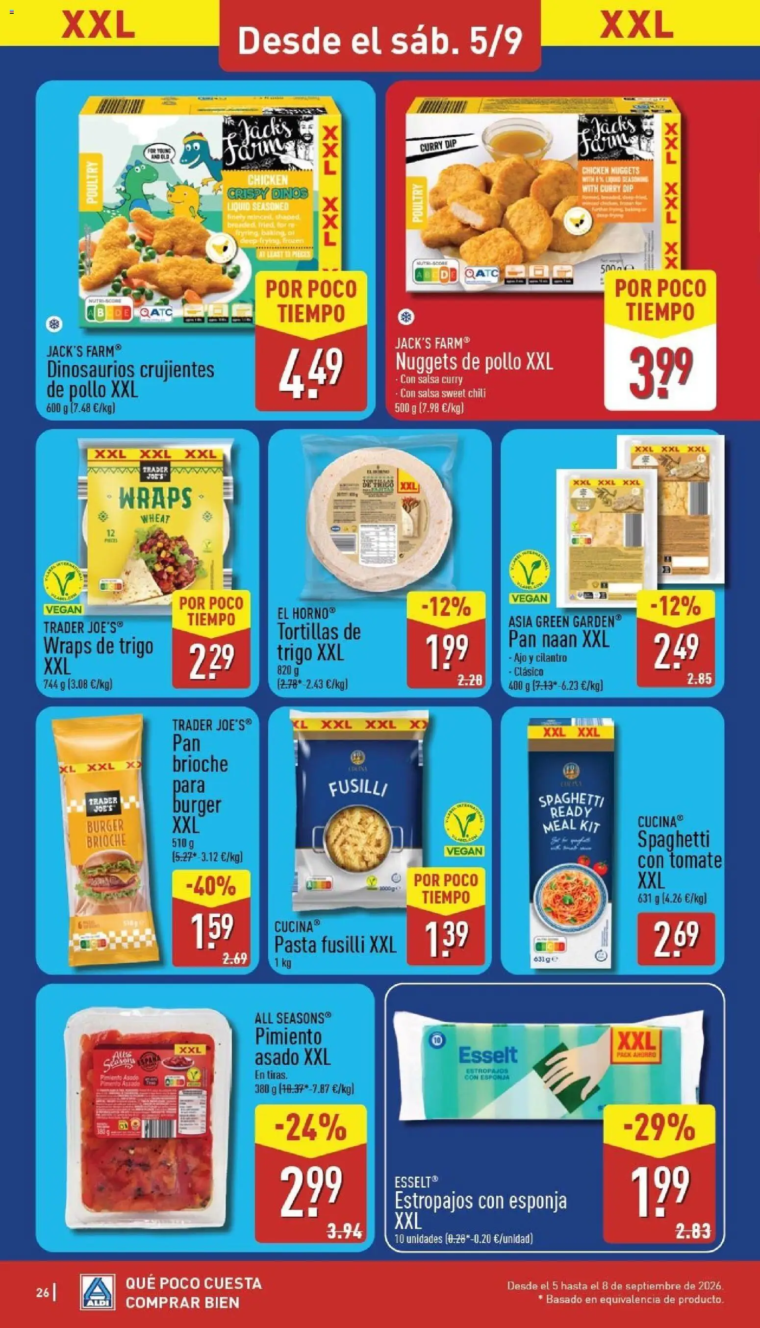 Aldi folleto Península │ válido desde el 31/08/2026 | Página: 26 | Productos: Ajo, Tomate, Pimiento, Nuggets
