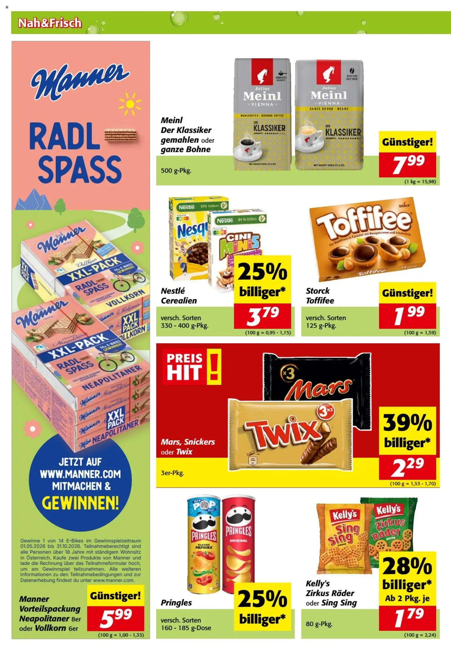 Nah und Frisch Flugblatt gültig ab 10.06.2026 | Seite: 6 | Produkte: Schokolade