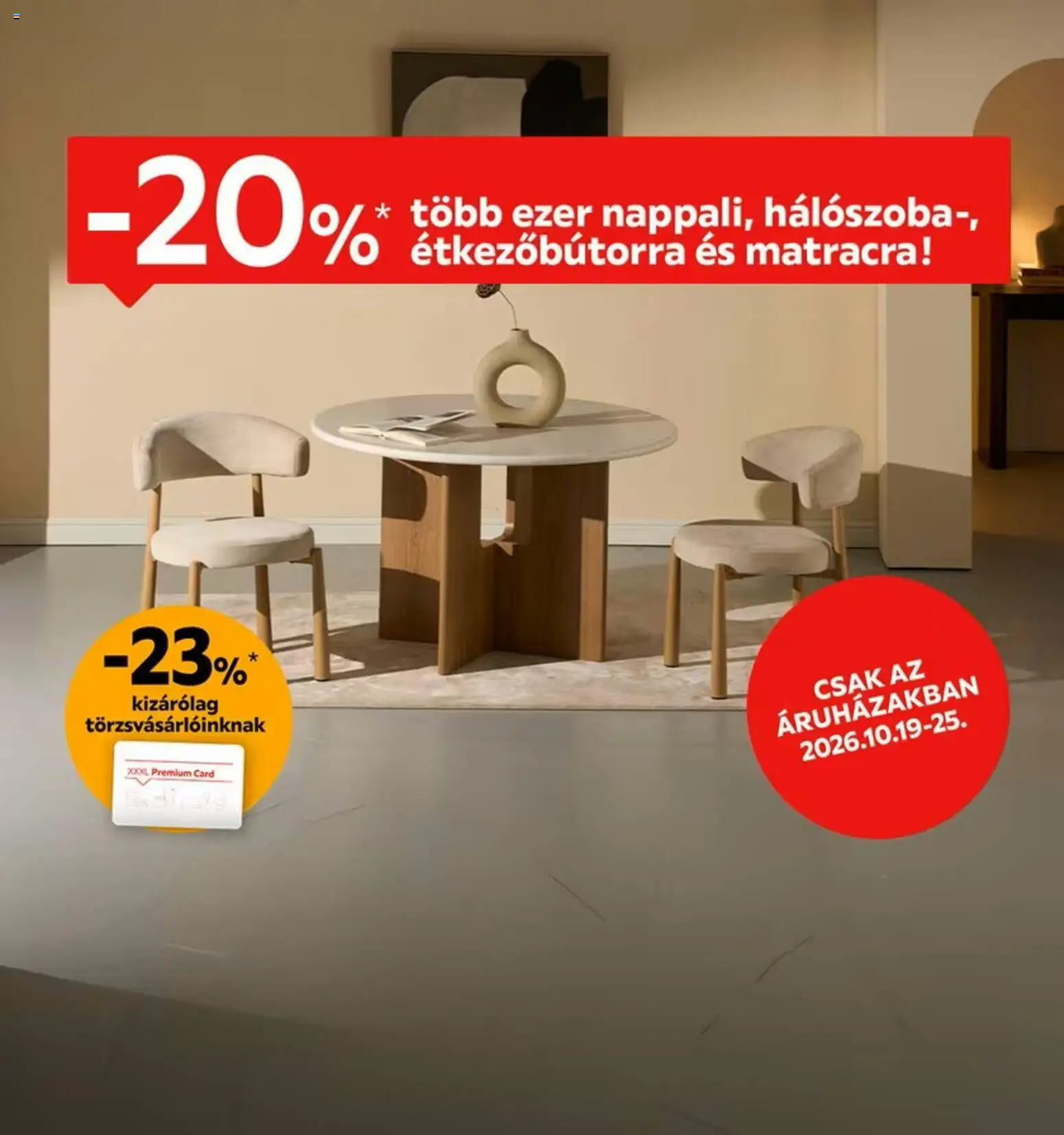 XXXLutz akciós ujság - amely érvényes a következő dátumtól: 2026.10.19. | Oldal: 1