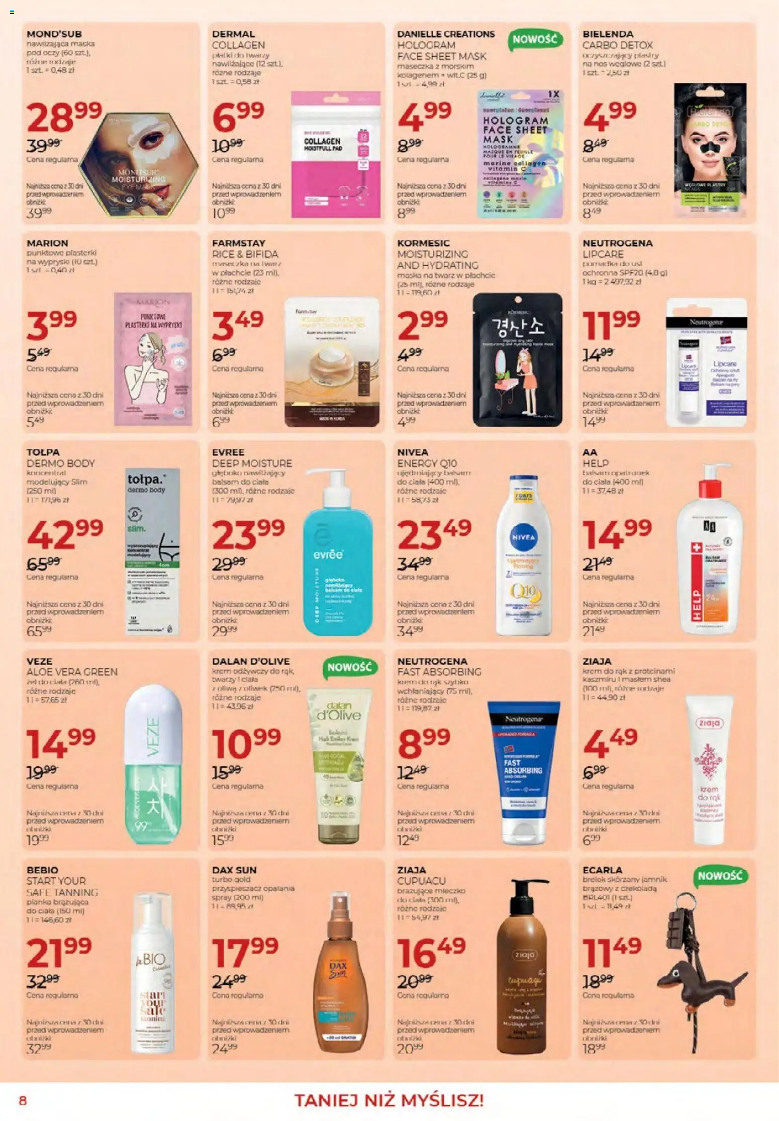 Jawa gazetka od 02.04.2026 | Strona: 8 | Produkty: Pianka brązująca, Maska, Płatki, Krem