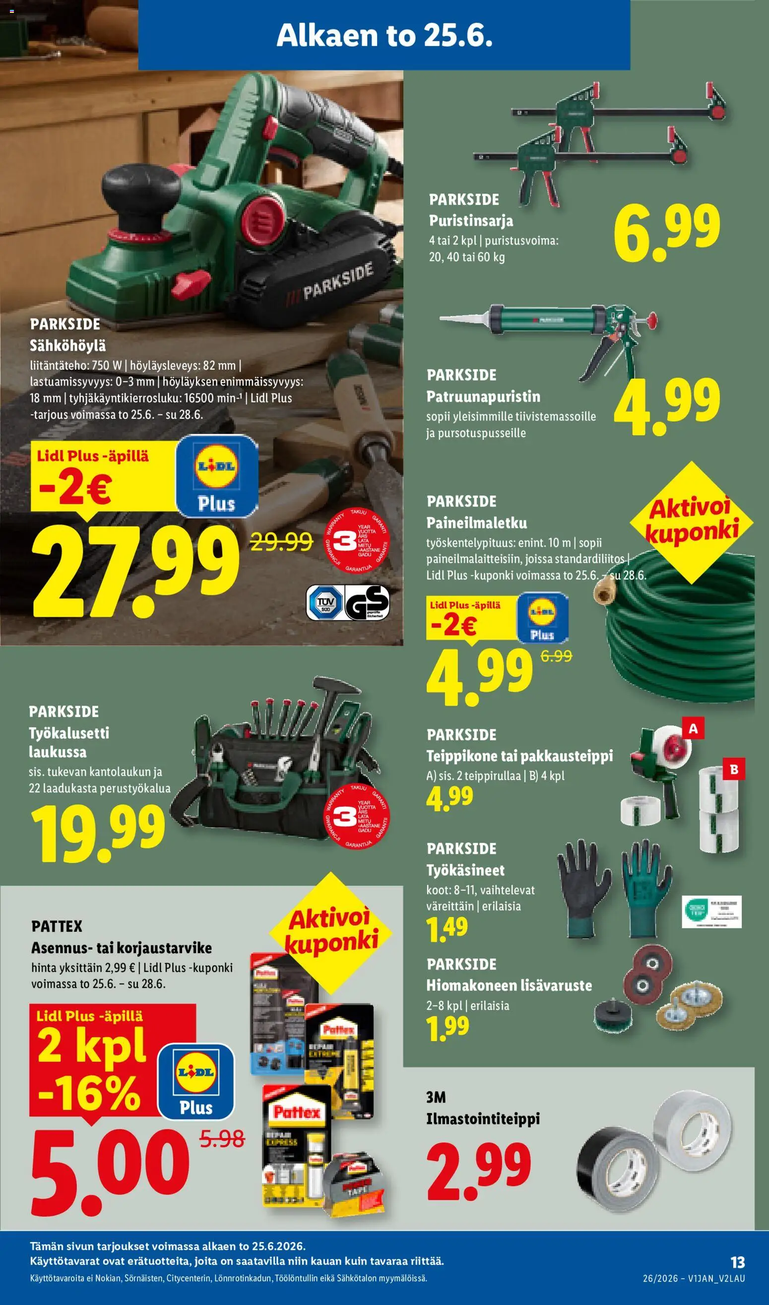 Lidl tarjoukset - Rovaniemi – voimassa 25/06/2026 alkaen | Sivu: 19