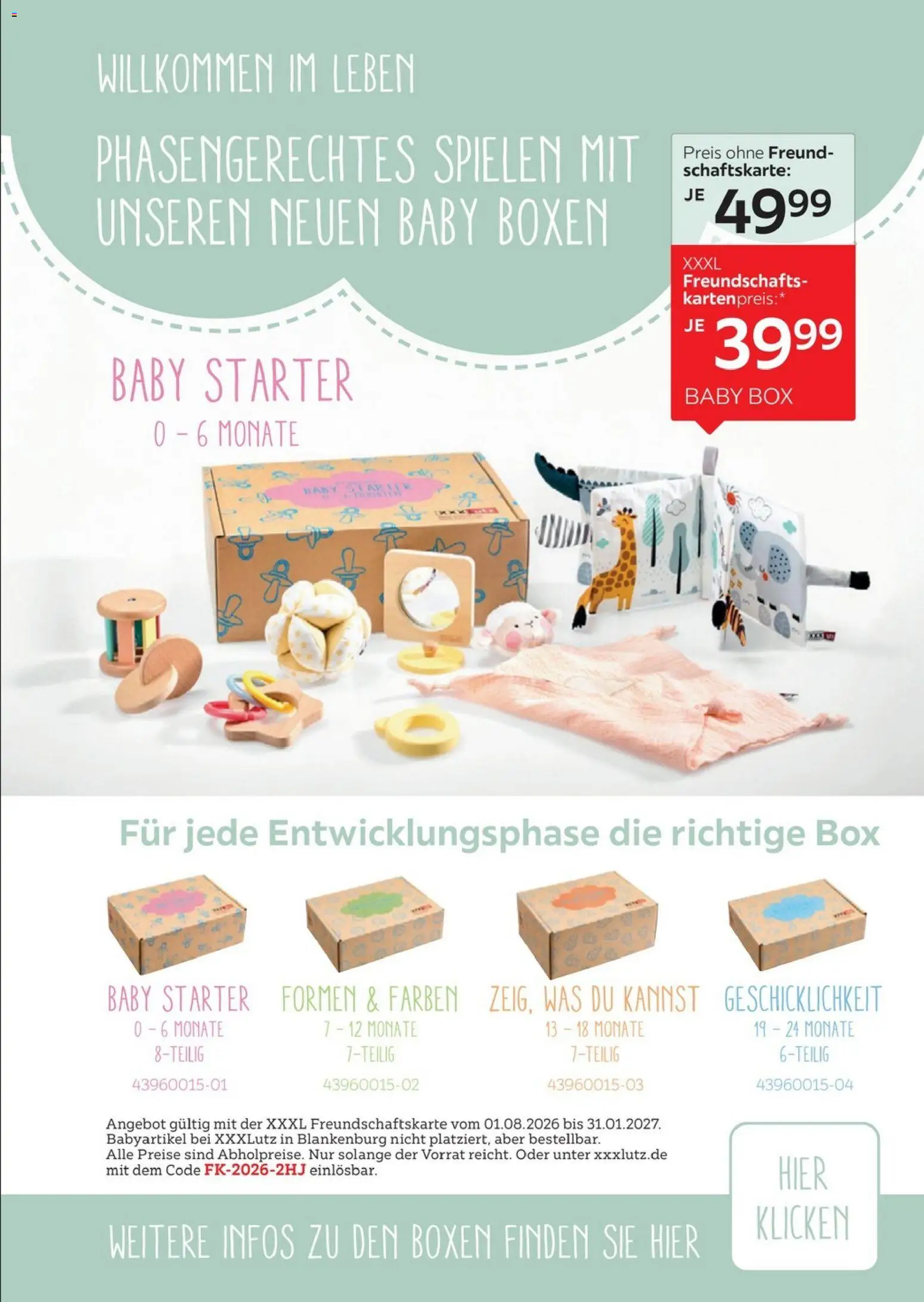 XXXLutz Freundschaftskartenjournal – gültig ab 01.08.2026 | Seite: 11 | Produkte: Box