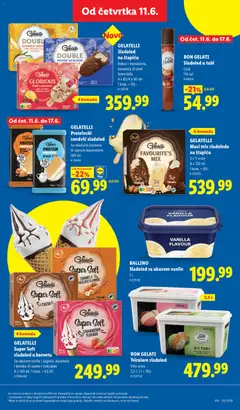 BALLINO, Sladoled, u vafl čaši, Sa ukusom vanile ili čokolade, 55 g - pregled Lidl kataloga - važi od 11.06.2026 | Strana: 45