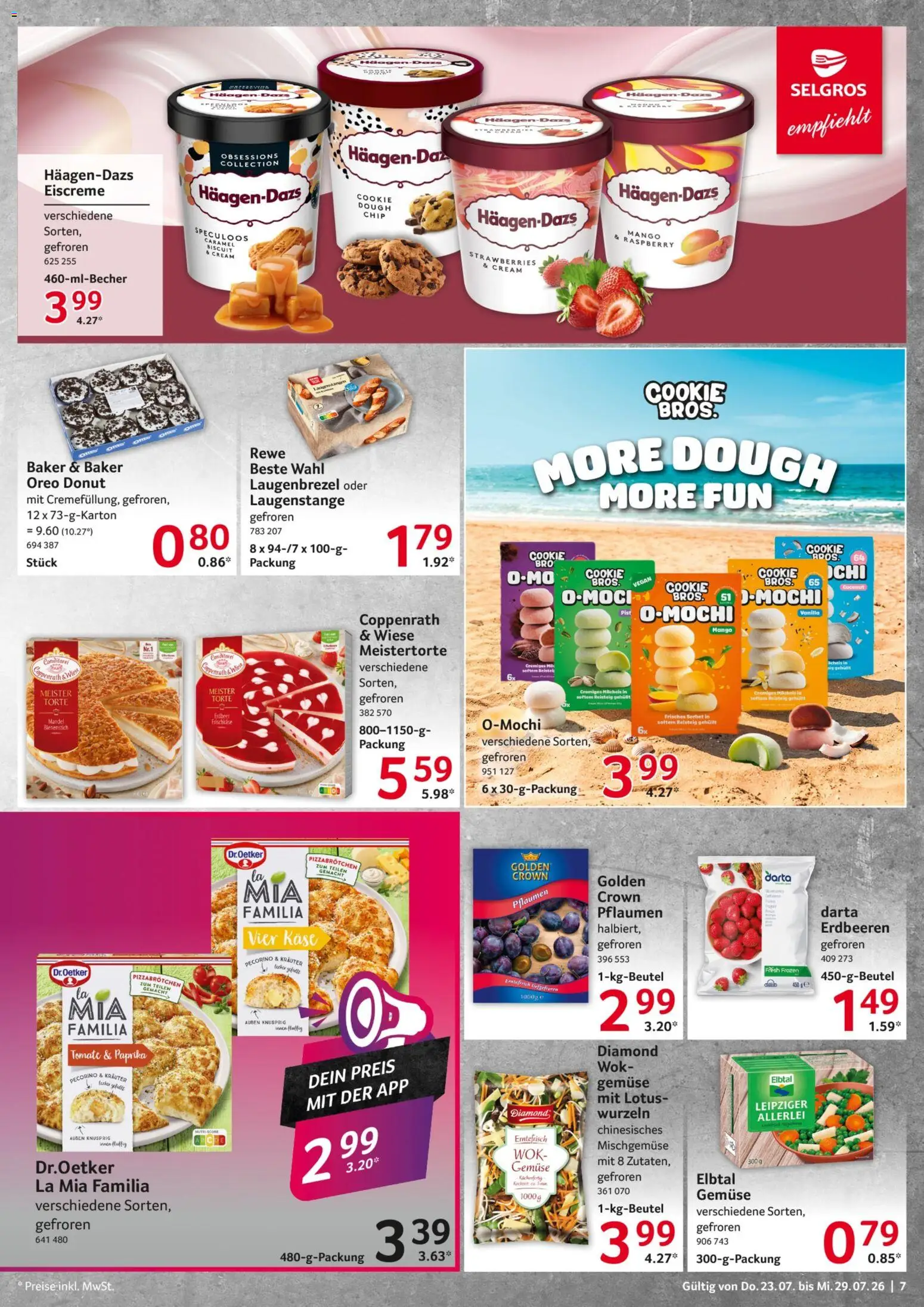 Selgros Prospekt – gültig ab 23.07.2026 | Seite: 7 | Produkte: Pflaumen, Käse, Wok, Frischkase