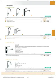 Rexel - Prévisualisation de Rexel - Brochure Sanitaire valide à partir de 20/04/2026 | Page: 99 | Produits: Meuble, Douche, Mitigeur de cuisine, Cartouche