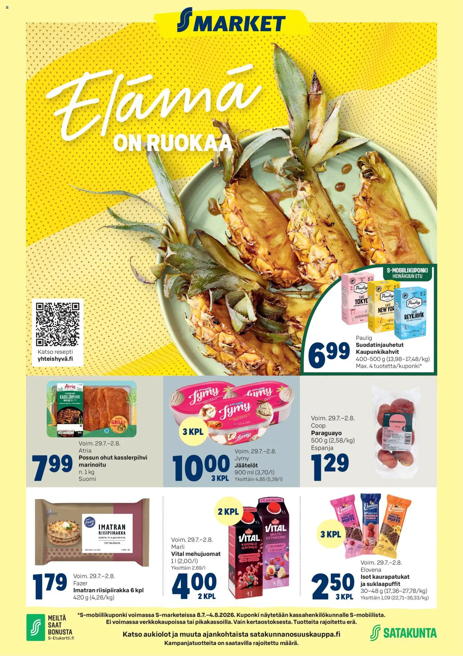 S-market tarjoukset – voimassa 29/07/2026 alkaen | Sivu: 1