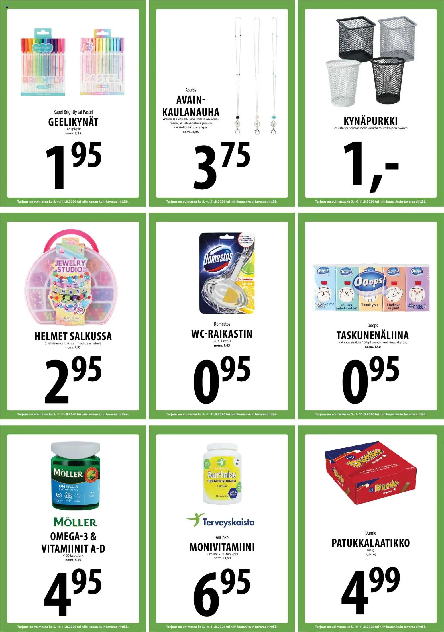 Tuuri tarjoukset – voimassa 05/08/2026 alkaen | Sivu: 20