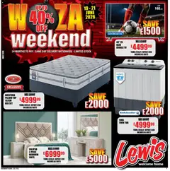 Lewis Stores specials catalogue – valid from 19.06.2026