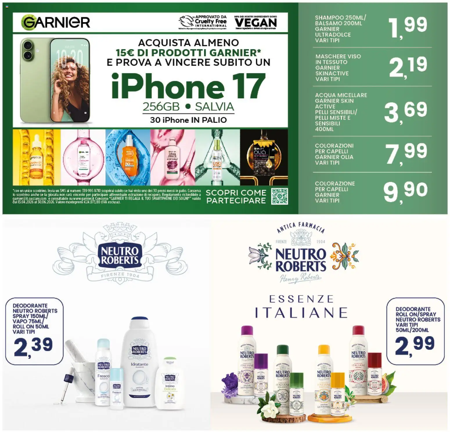 Volantino Interspar del 27.05.2026 | Pagina: 34 | Prodotti: Shampoo, Balsamo, Acqua micellare, Iphone