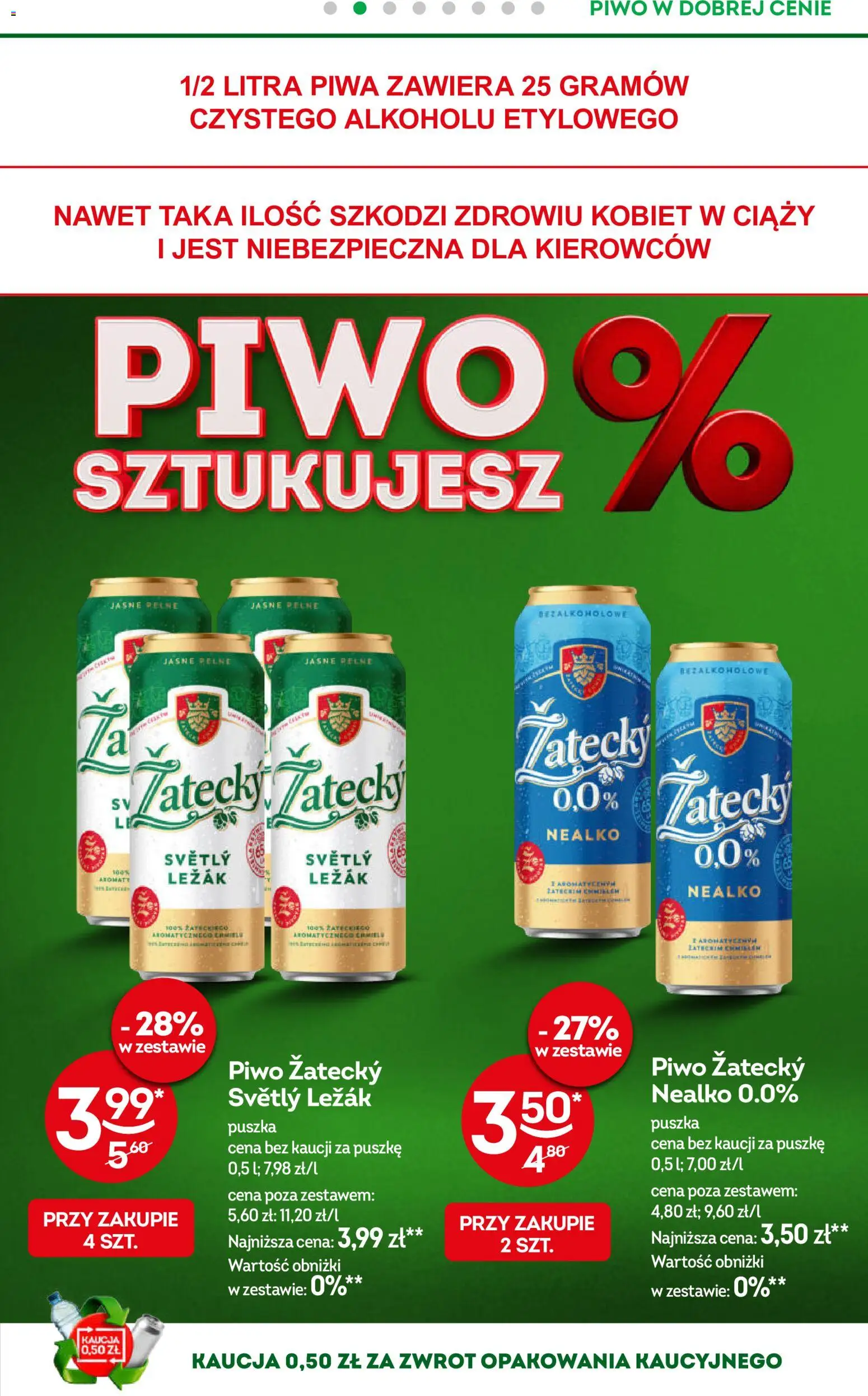 Żabka gazetka od 07.10.2026 | Strona: 41 | Produkty: Leżak, Piwo, Piwo zatecky