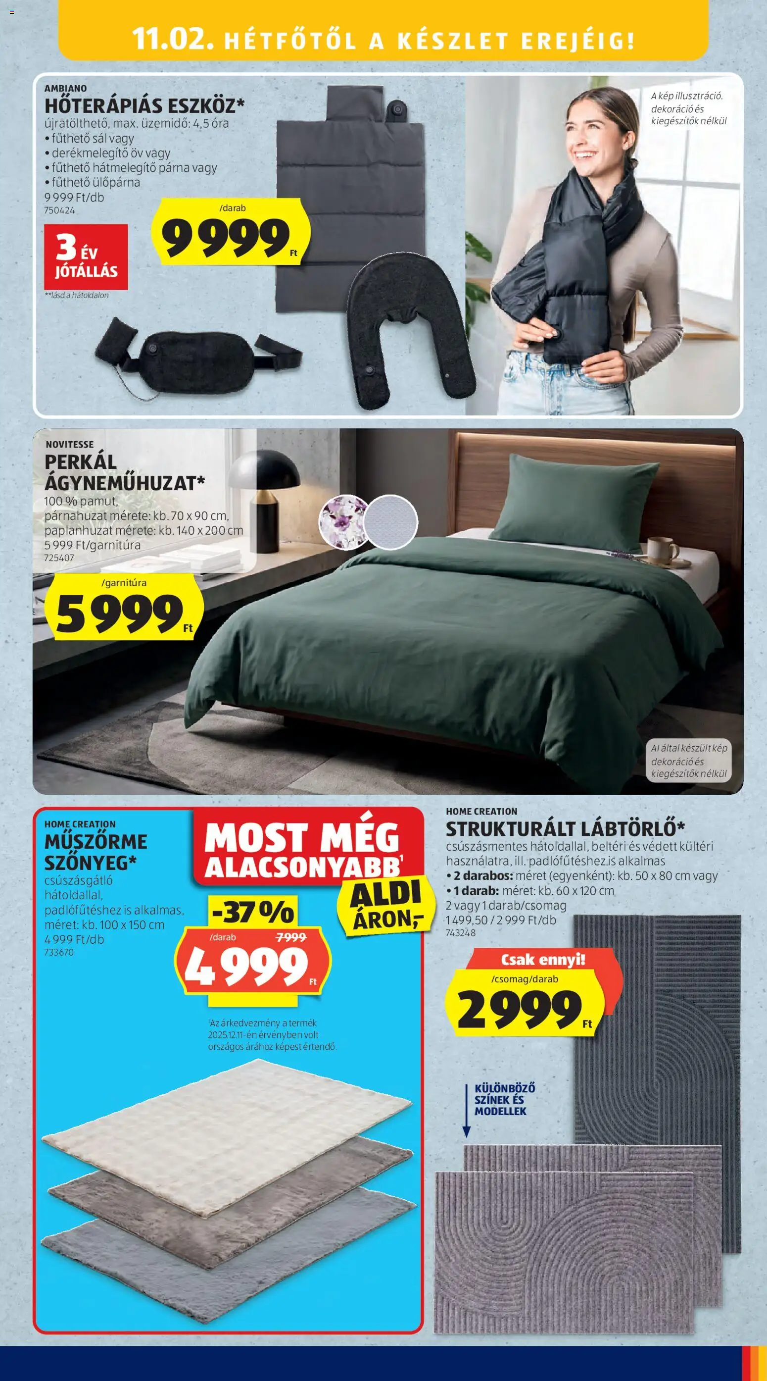 Aldi akciós ujság - amely érvényes a következő dátumtól: 2026.10.29. | Oldal: 11 | Termékek: Sál, Párnahuzat, Ülőpárna, Dekoráció