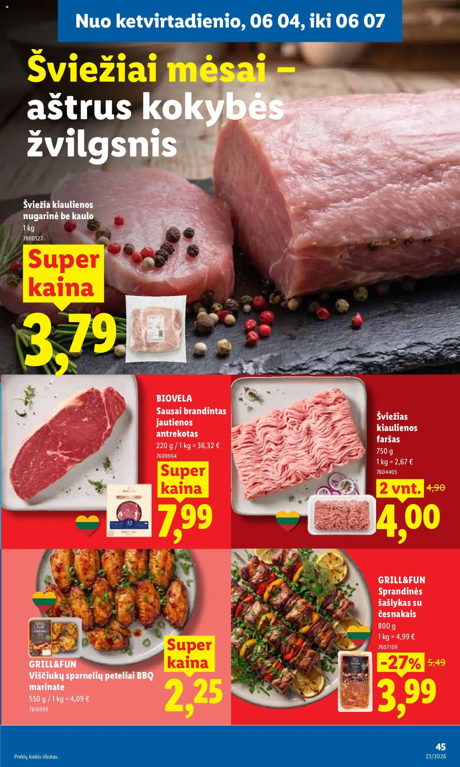 LIDL akcijos nuo 01.06.2026 | Puslapis: 45