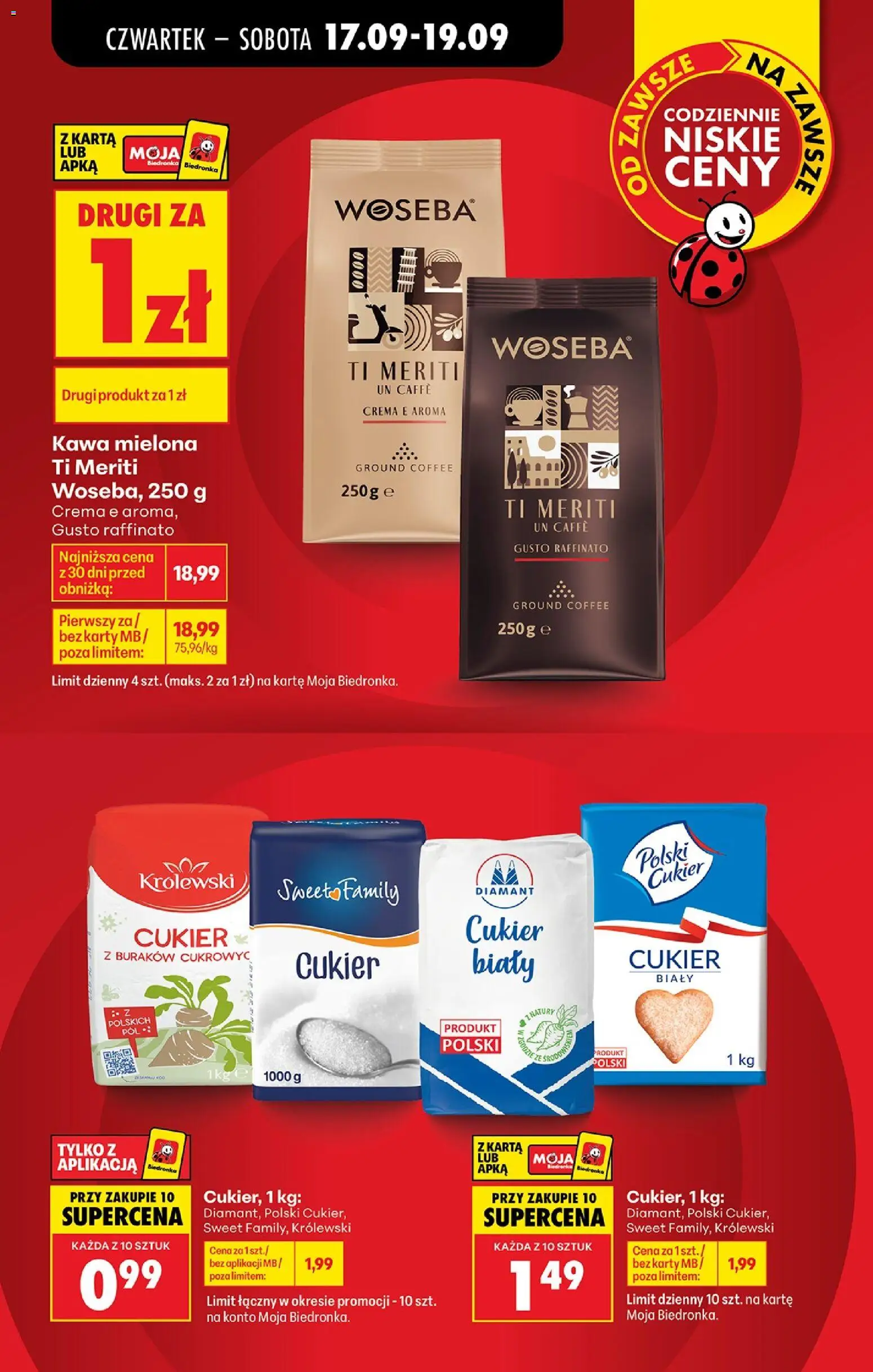 Biedronka Polsko leták - Codziennie niskie ceny od 17.09.2026 | Strana: 14 | Produkty: Crema, Karty