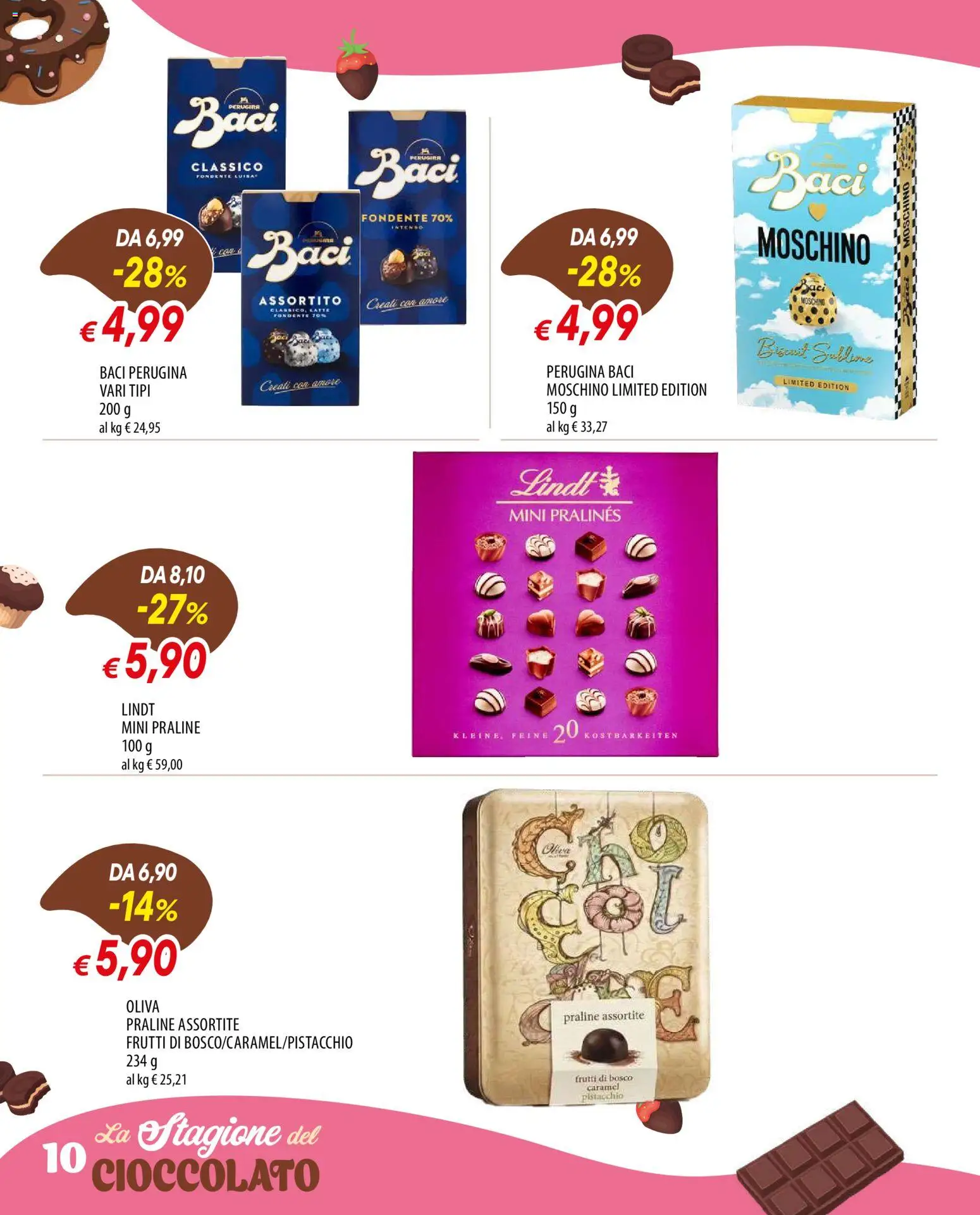 Volantino Galassia del 29/10/2026 | Pagina: 10 | Prodotti: Pistacchio, Cioccolato, Lindt, Latte