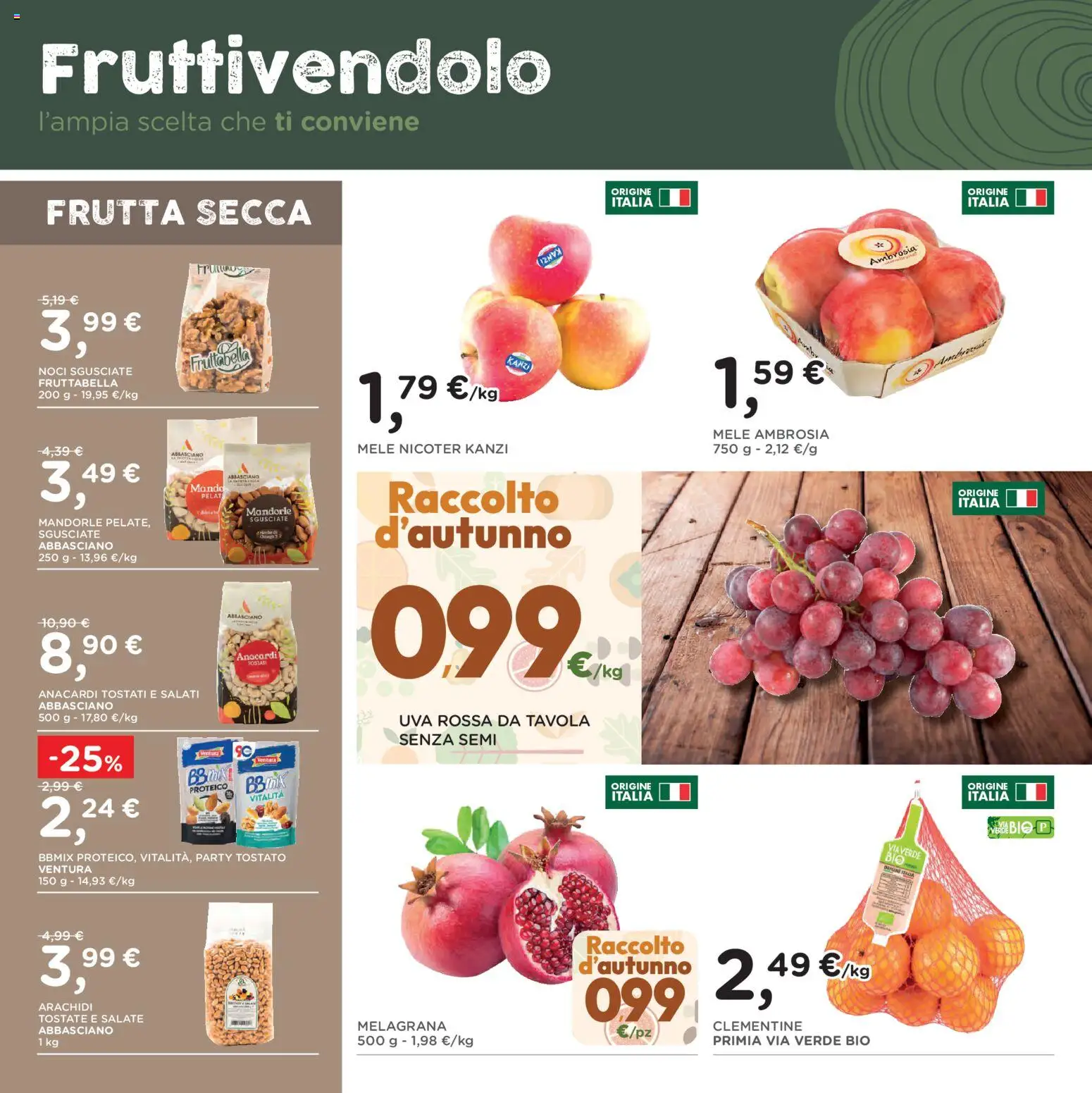 Volantino Poli del 14/10/2026 | Pagina: 6 | Prodotti: Mele, Frutta, Noci, Arachidi
