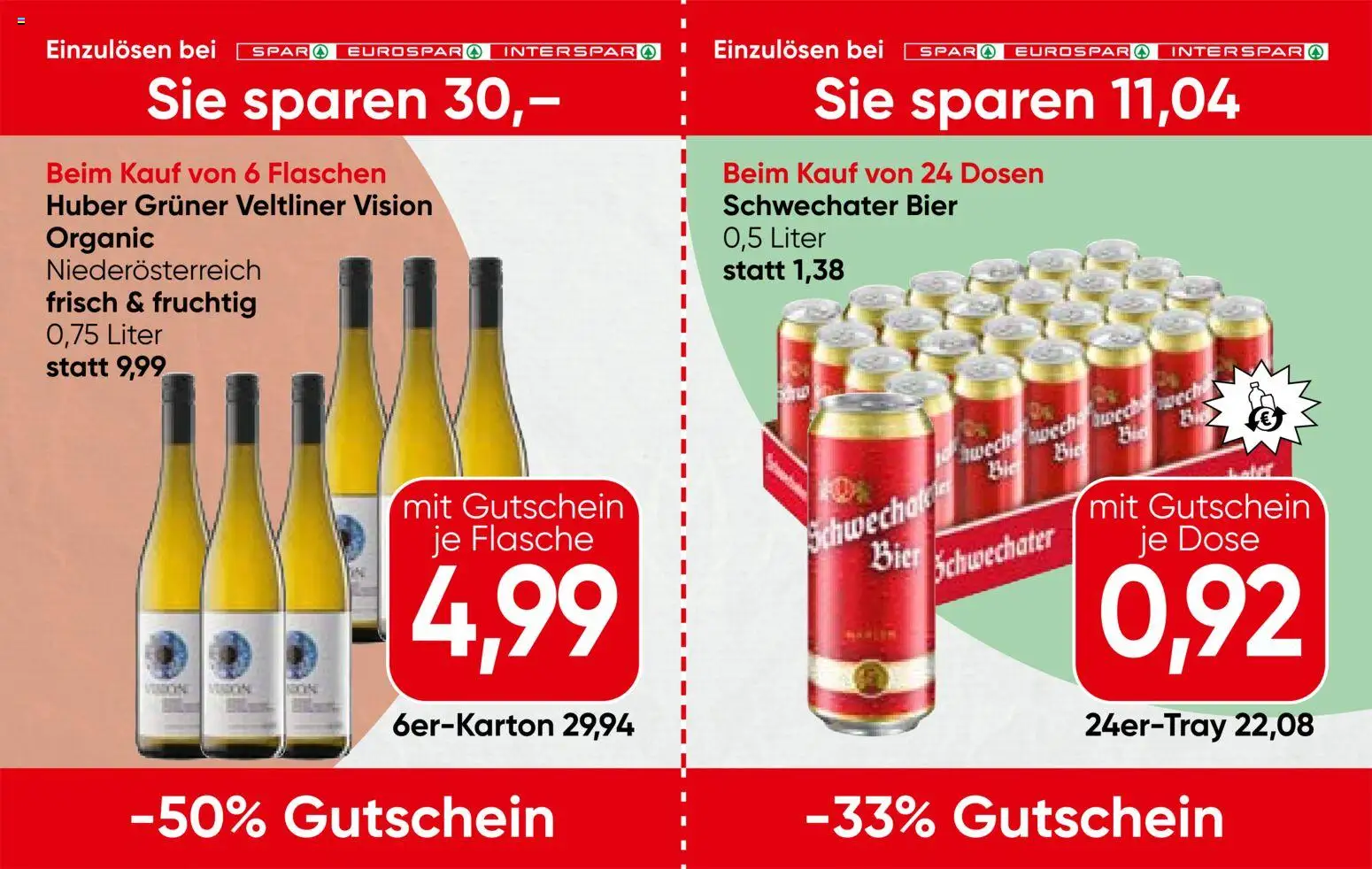 Spar Gutscheinheft gültig ab 16.04.2026 | Seite: 10 | Produkte: Bier