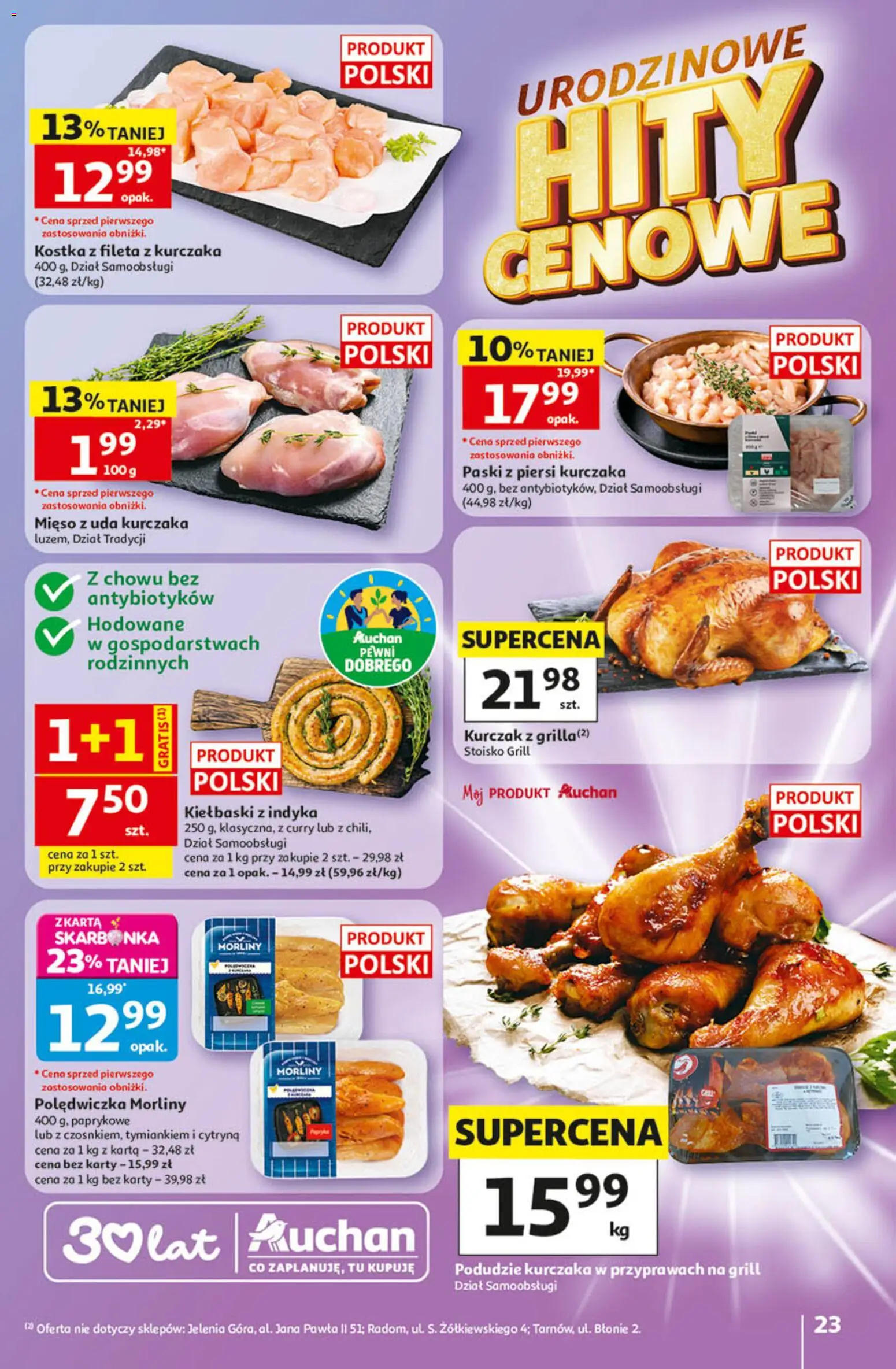 Auchan gazetka - 30 Lat Hipermarket od 14.05.2026 | Strona: 23