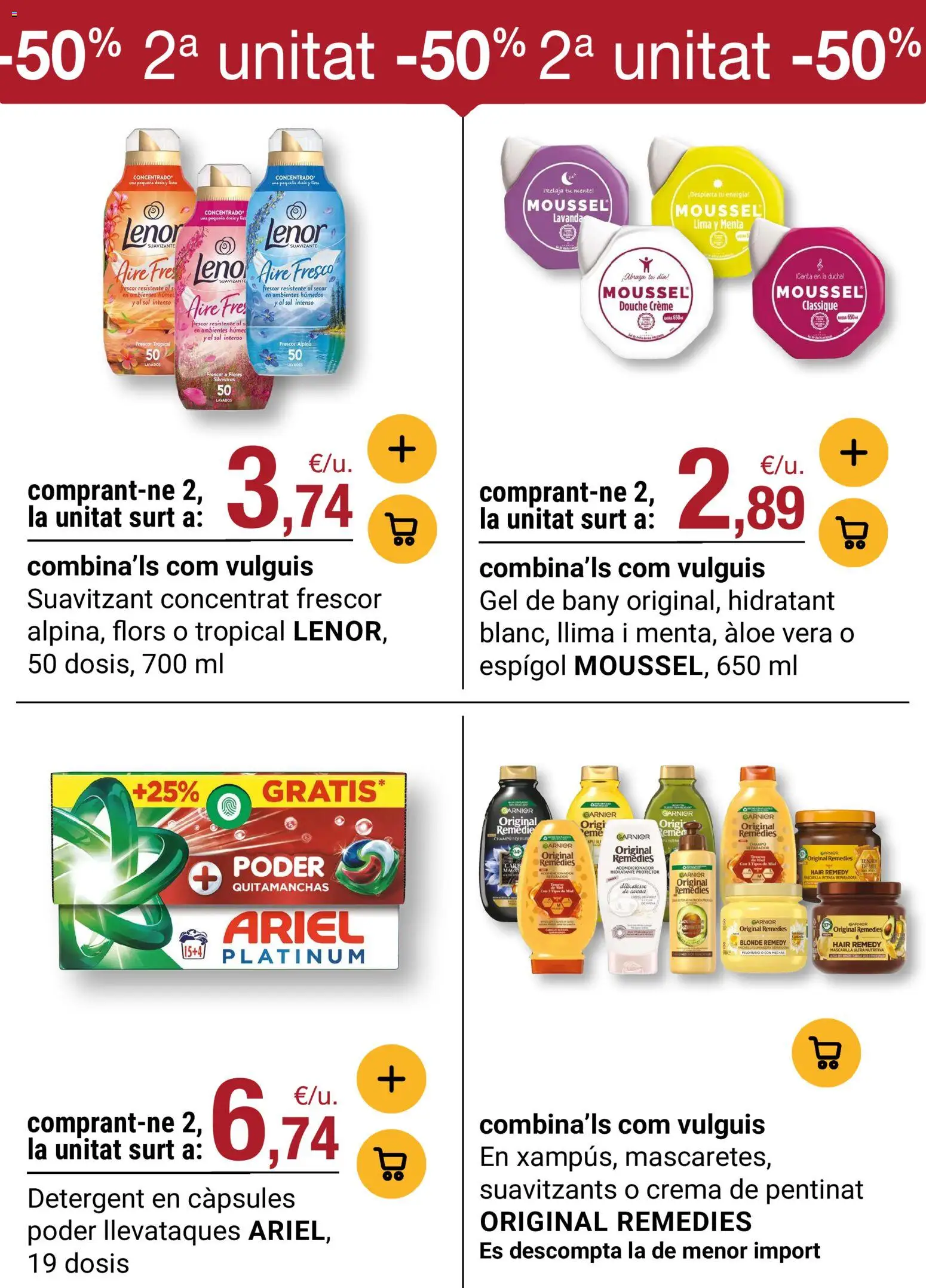 Bonpreu folleto │ válido desde el 29/09/2026 | Página: 47 | Productos: Champú, Acondicionador, Quitamanchas, Aloe Vera