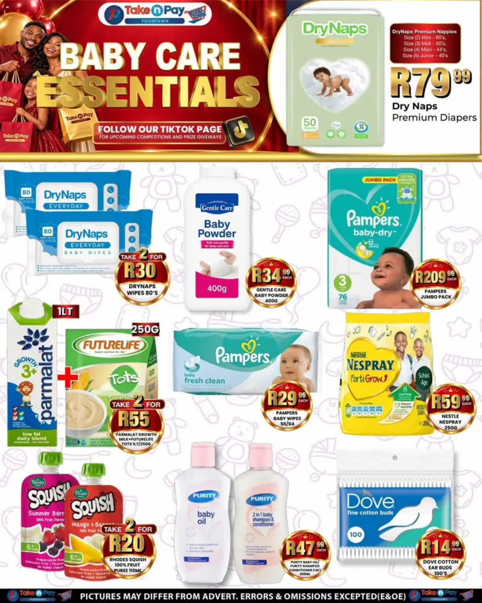 New Take n Pay catalogue – valid from 21/09/2026 | Page: 25 | Products: Shampoo, Fruit, Nappies, Mango