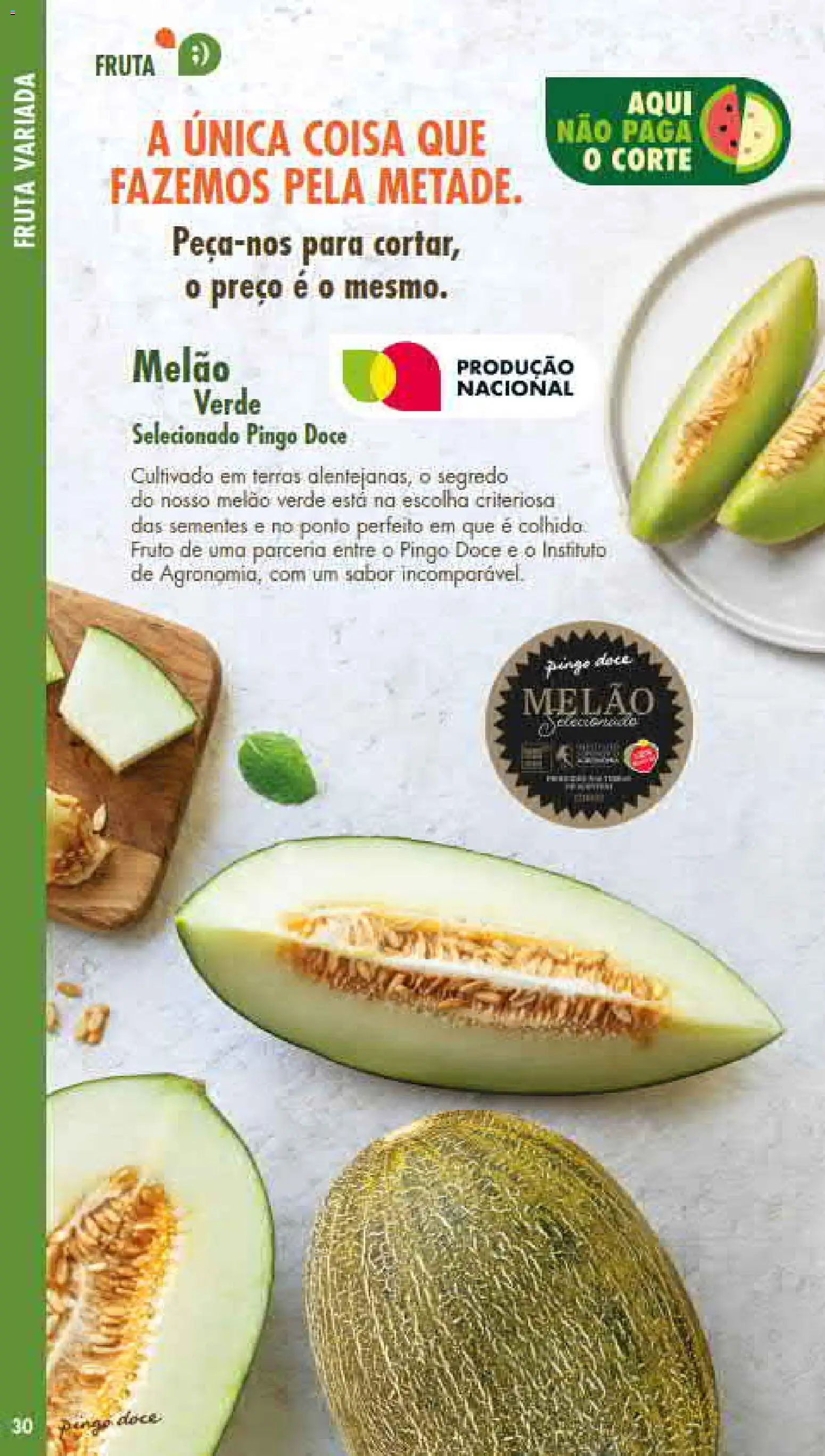 Pingo Doce Fruta e Legumes │ válido de 30/06/2026 | Página: 30 | Produtos: Melão