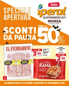 Anteprima del volantino Iperal volantino Monza valido a partire dal 28/10/2026