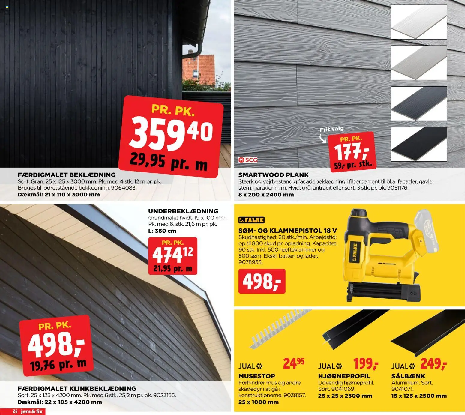 Jem & fix tilbudsavis – gyldig fra 24.05.2026 | Side: 26 | Produkter: Mus, Søm, Batteri