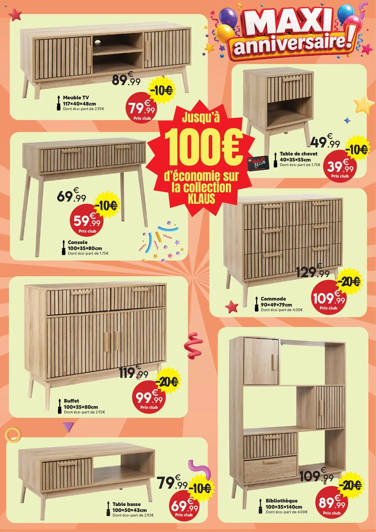 {H1} | Page: 3 | Produits: Anniversaire, Commode, Table de chevet, Table basse