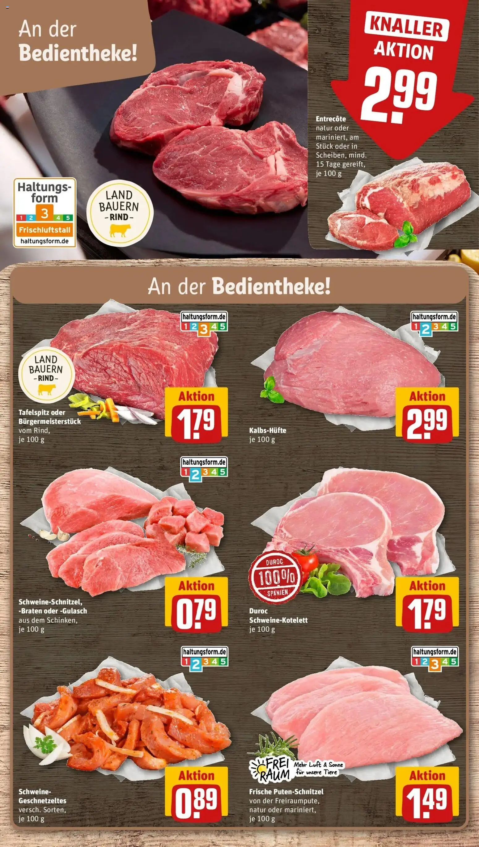 Rewe Prospekt Deizisau – gültig ab 27.07.2026 | Seite: 10 | Produkte: Tafelspitz, Entrecote, Gulasch, Putenschnitzel