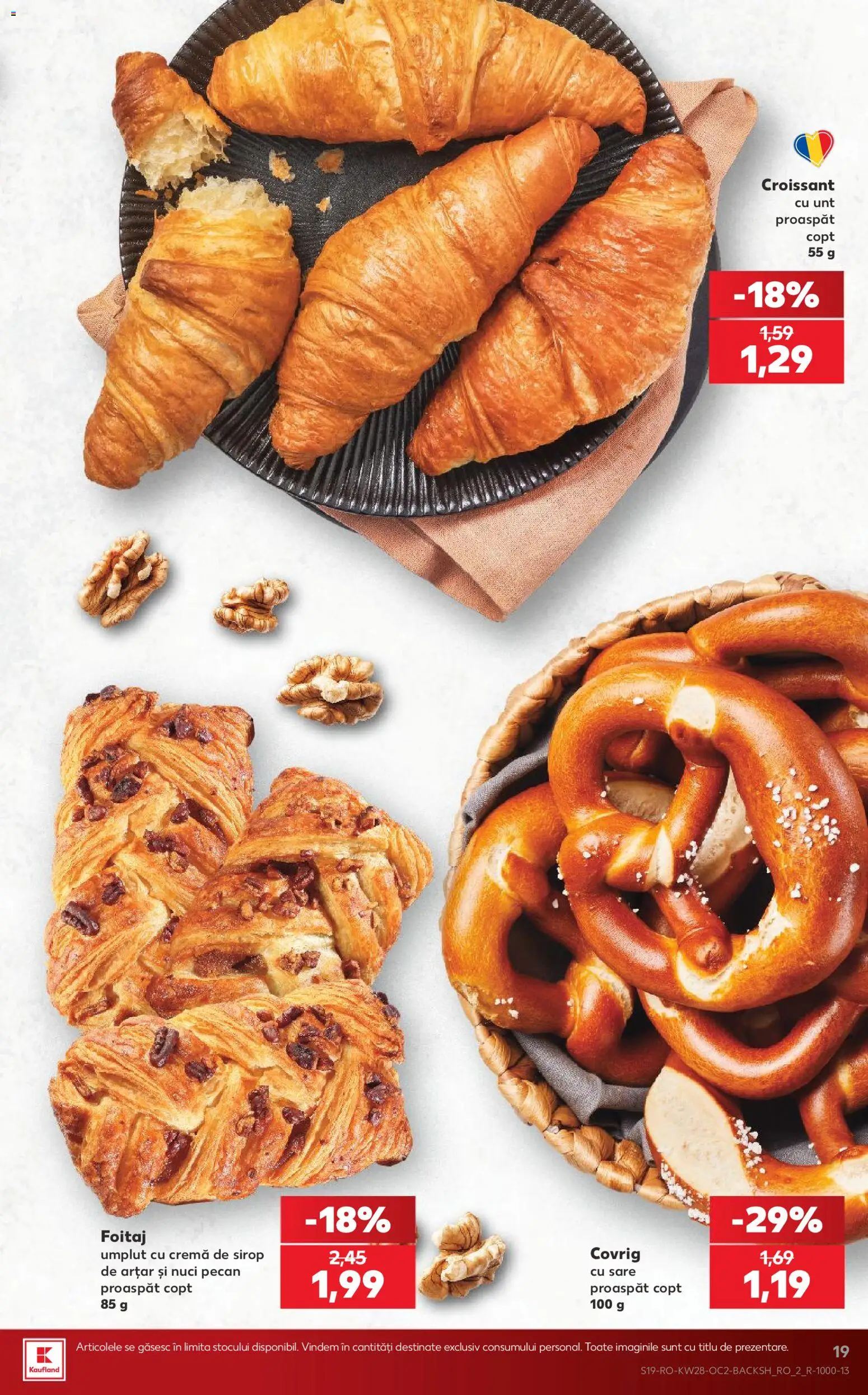 Noul catalog Kaufland – valabil de la 08.07.2026 | Pagină: 19 | Produse: Unt, Cremă, Sirop, Nuci