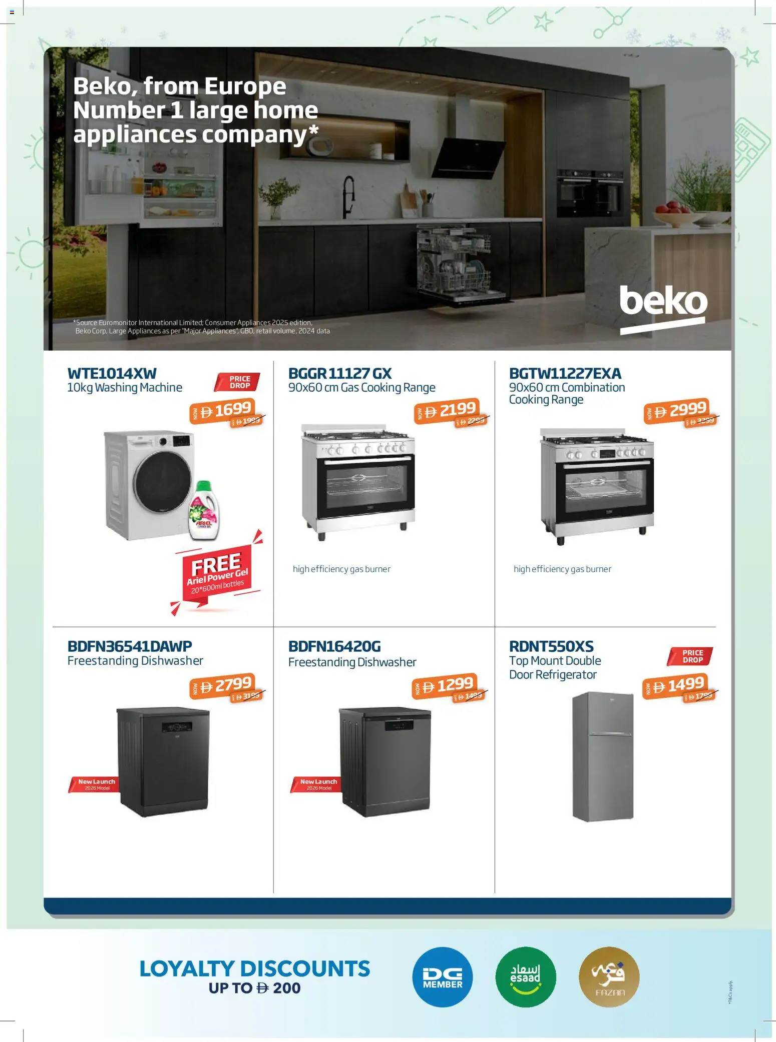 {H1} | Page: 48 | Products: Data, Refrigerator, Washing machine, Dishwasher