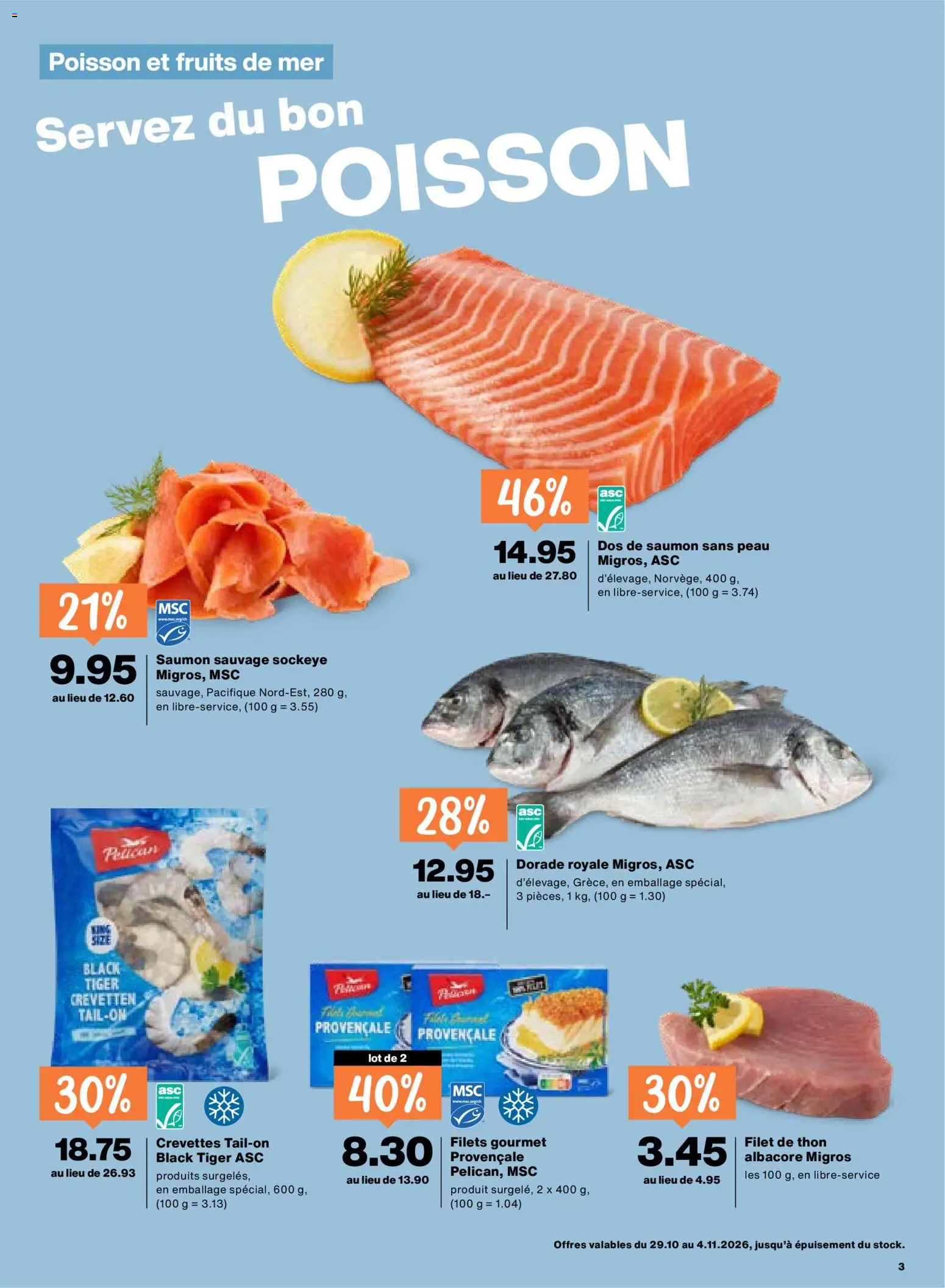 Migros aktionen FR – gültig ab 29.10.2026 | Seite: 3