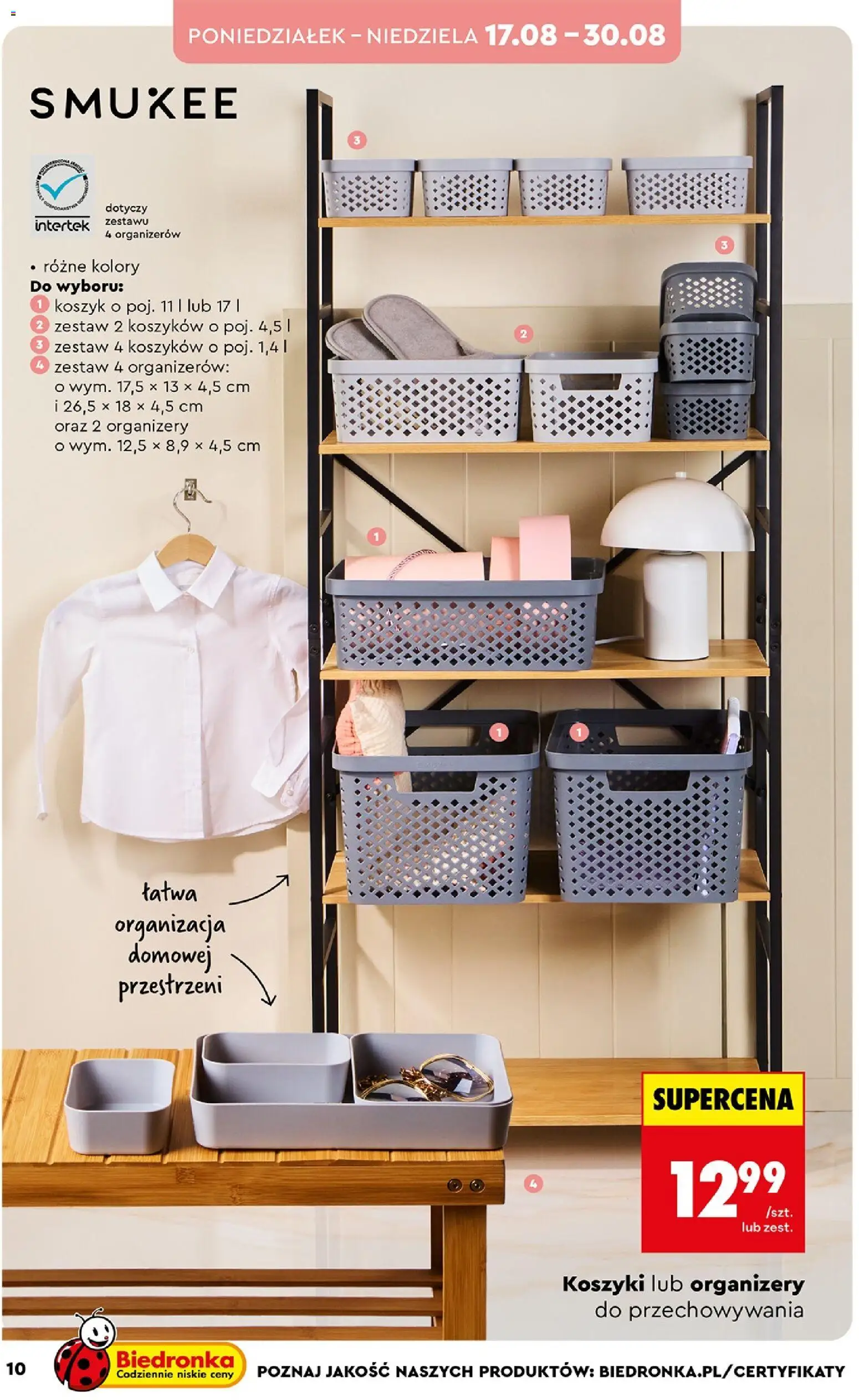 Biedronka gazetka - Hity i inspiracje od 17.08.2026 | Strona: 10