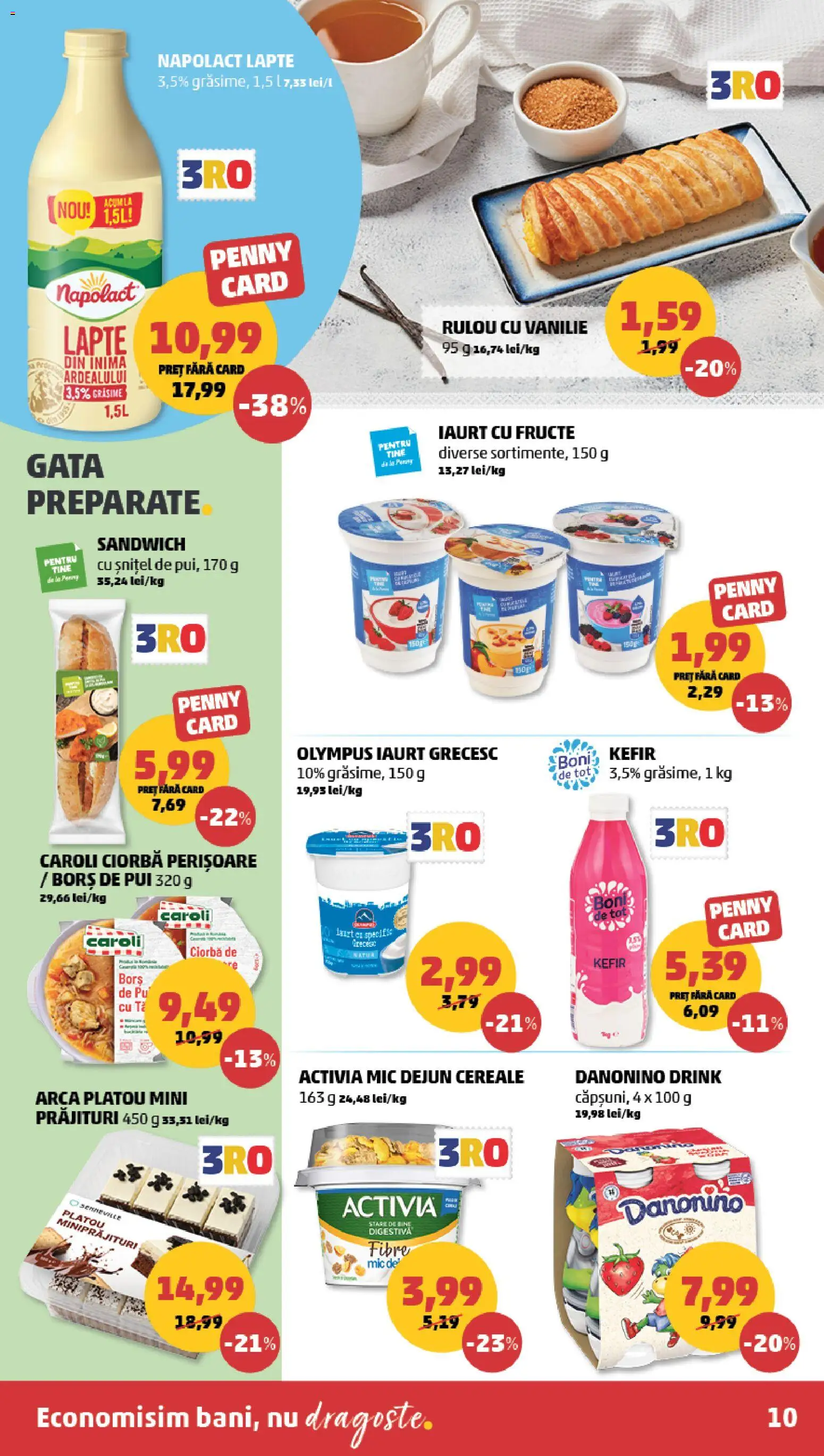 Noul catalog PENNY – valabil de la 08.07.2026 | Pagină: 10 | Produse: Hacıyatmaz Kedi Oyuncağı, Borș, Cereale, Fructe