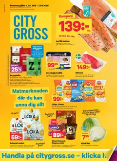 City Gross erbjudanden - Förhandsvisning av reklamblad från butik City Gross aktuell från 19/09/2026