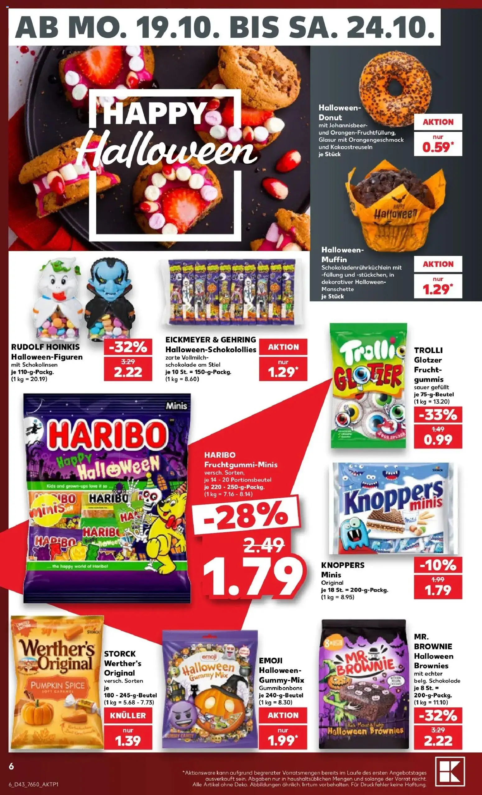 Prospekt Kaufland ab 19.10.2026 » Angebote Online zum Blättern | Seite: 10 | Produkte: Haribo, Schokolade, Knoppers